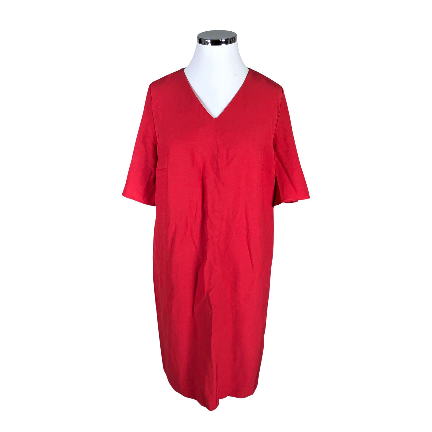 Unisex Voglia - Schiffon dress, size 44 - Red (1)