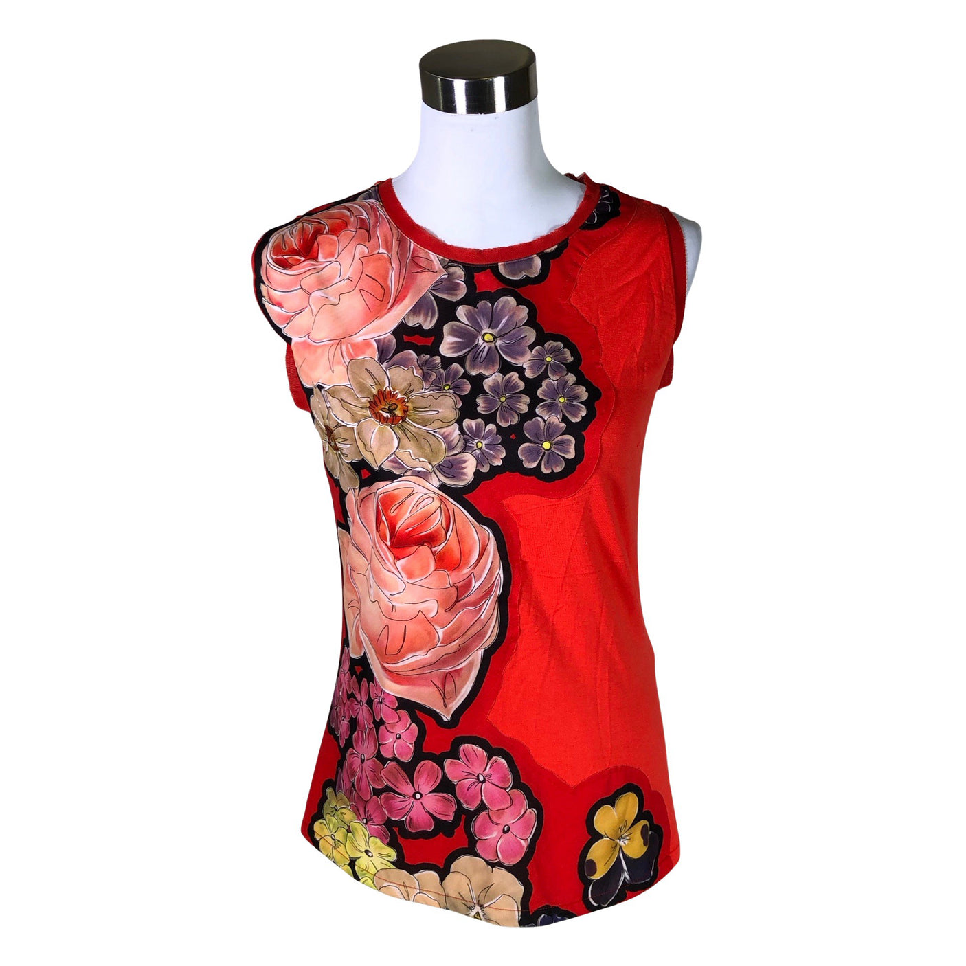 Unisex Desigual - Tricot tank top, size 40 - Red (1)