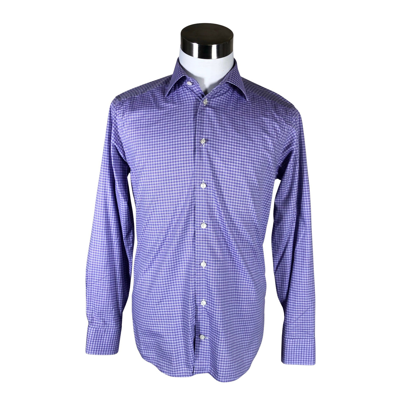 Unisex Eton - Collared shirt, size M - Violet (1)