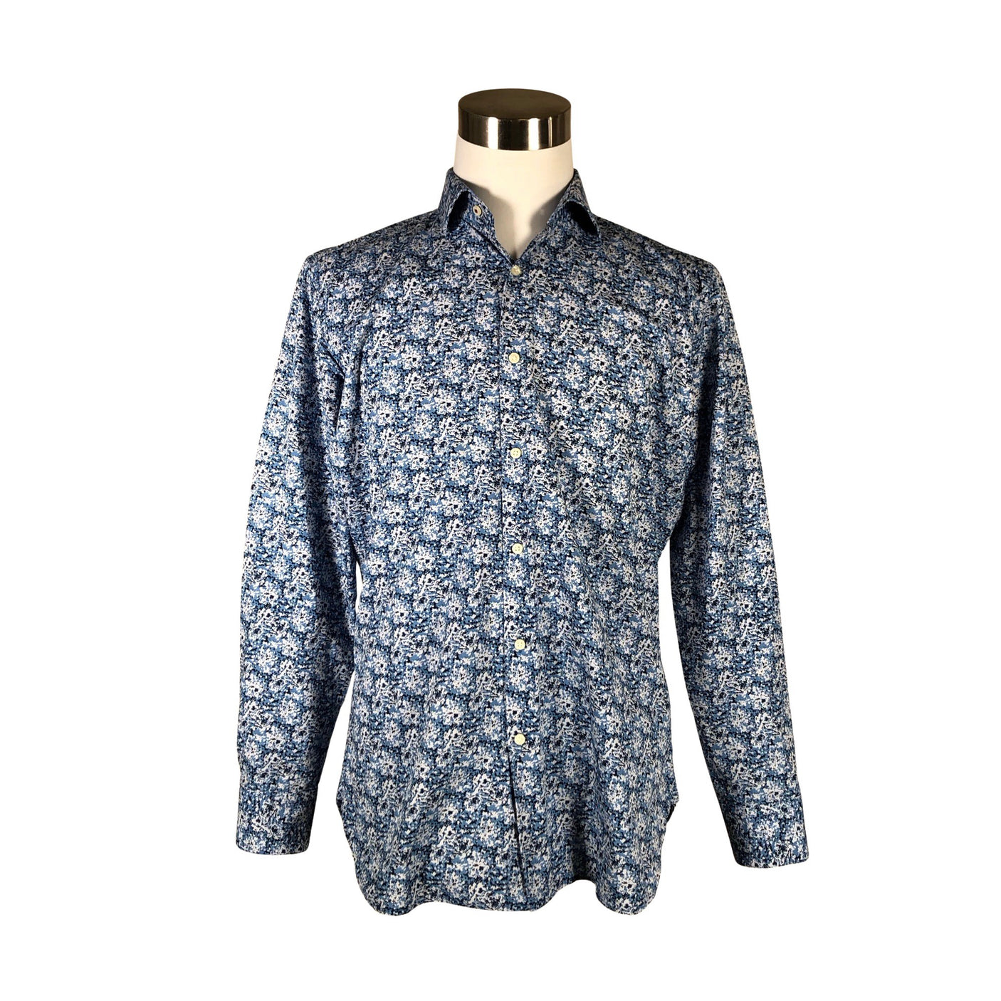 Unisex Ted Baker - Collared shirt, size M - Blue (1)