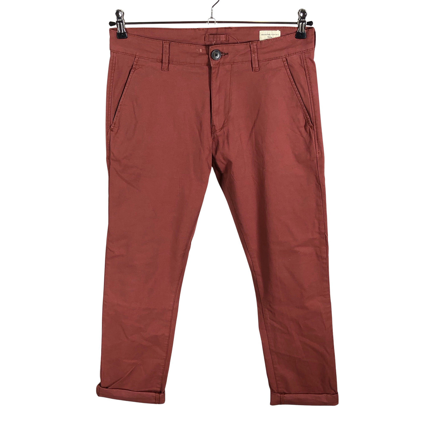 Unisex Selected - Slacks, size W31 - Wine red (1)