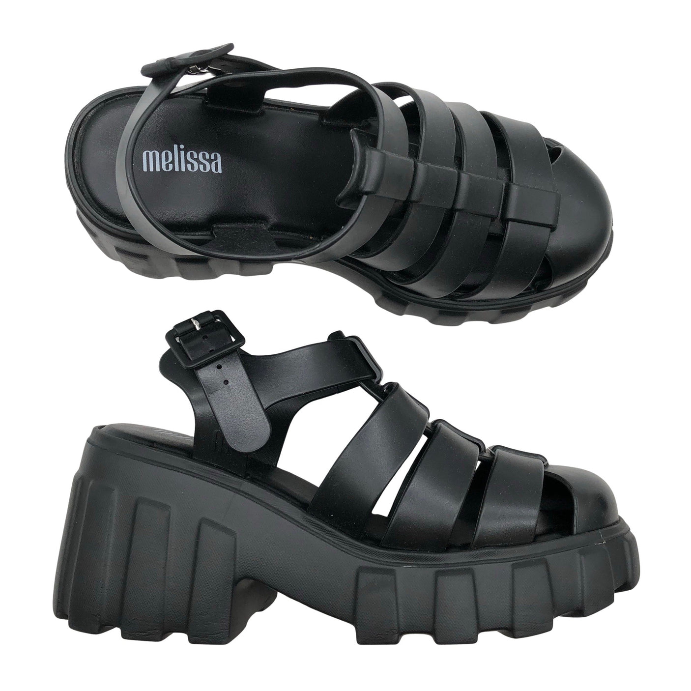 Unisex Melissa - Heeled sandals, size 37 - Black (1)