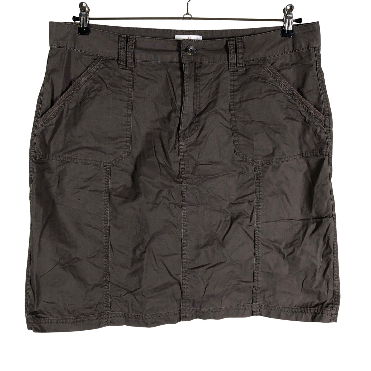 Unisex S.T.I - Fabric skirt, size 46 - Brown (1)