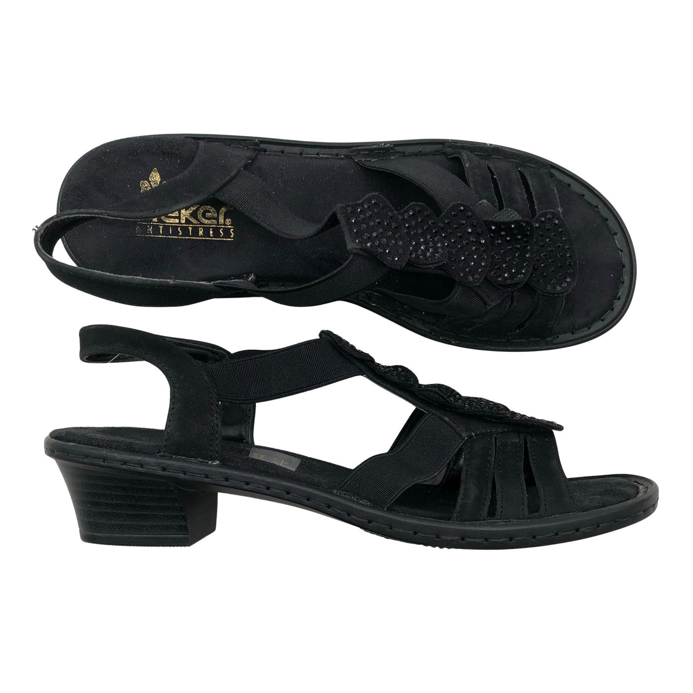 Unisex Rieker - Korolliset sandaalit, koko 38 - (1)