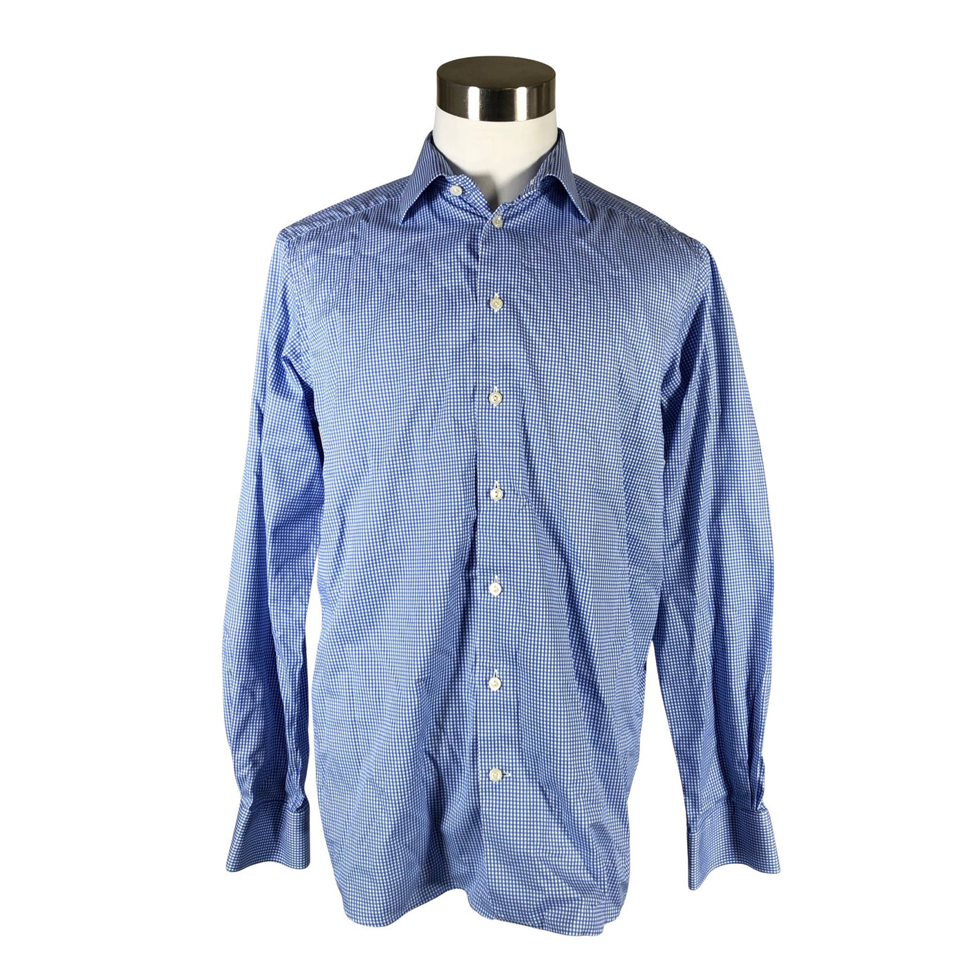 Unisex Eton - Collared shirt, size L - Blue (1)
