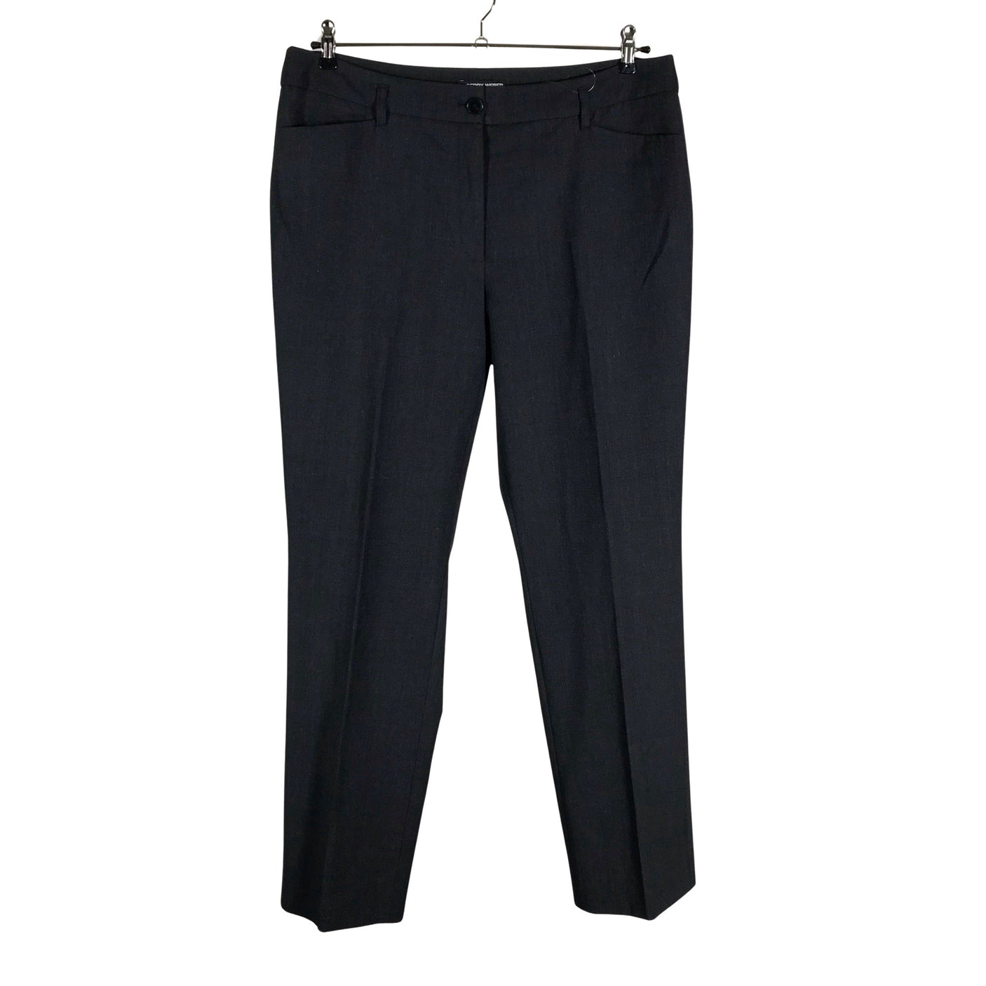 Unisex Gerry Weber - Straight leg trousers, size 44 - Gray (1)