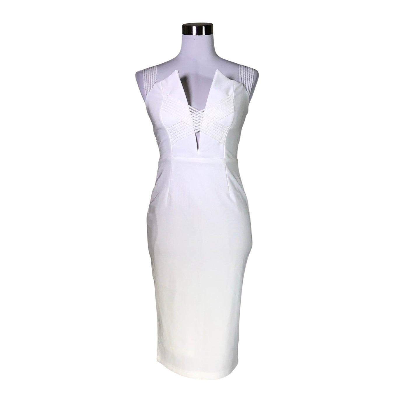 Unisex Rare London - Party dress, size 38 - White (1)