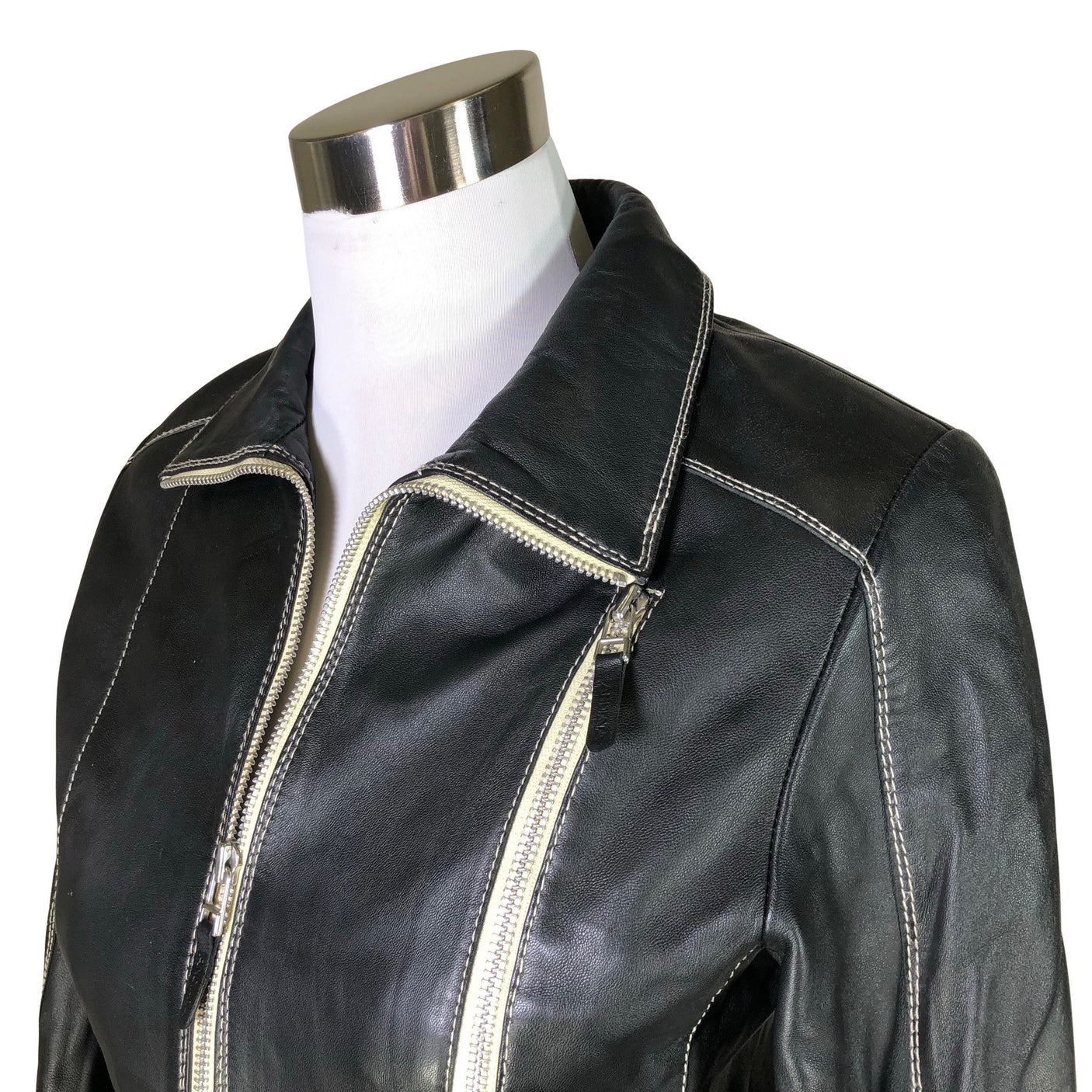 Unisex Andiata - Leather jacket, size 32 - Black (3)