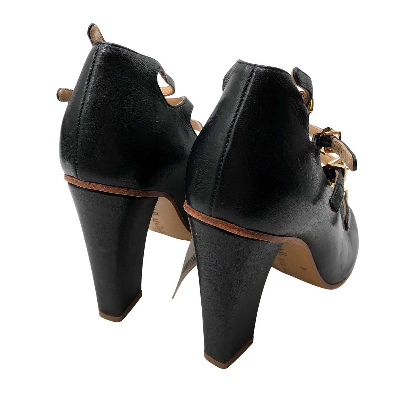 Unisex Max&Co - Open toe high heel shoes, size 36 - Black (2)