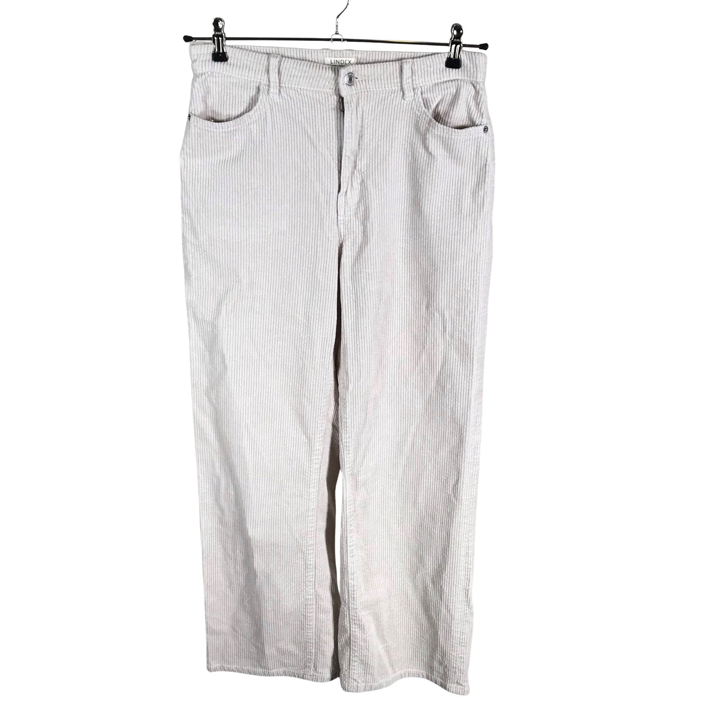 Unisex Lindex - Velvet pants, size 38 - Beige (1)