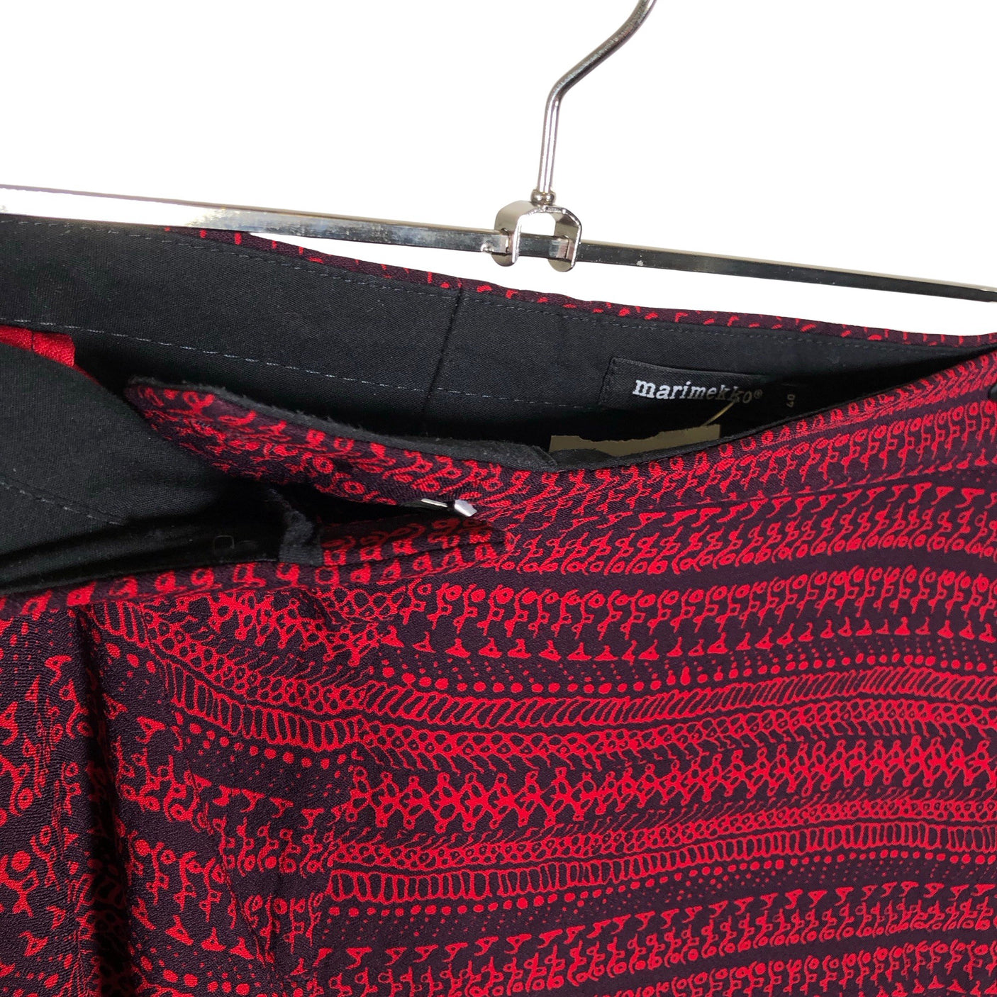 Unisex Marimekko - Slacks, size 40 - Red (2)