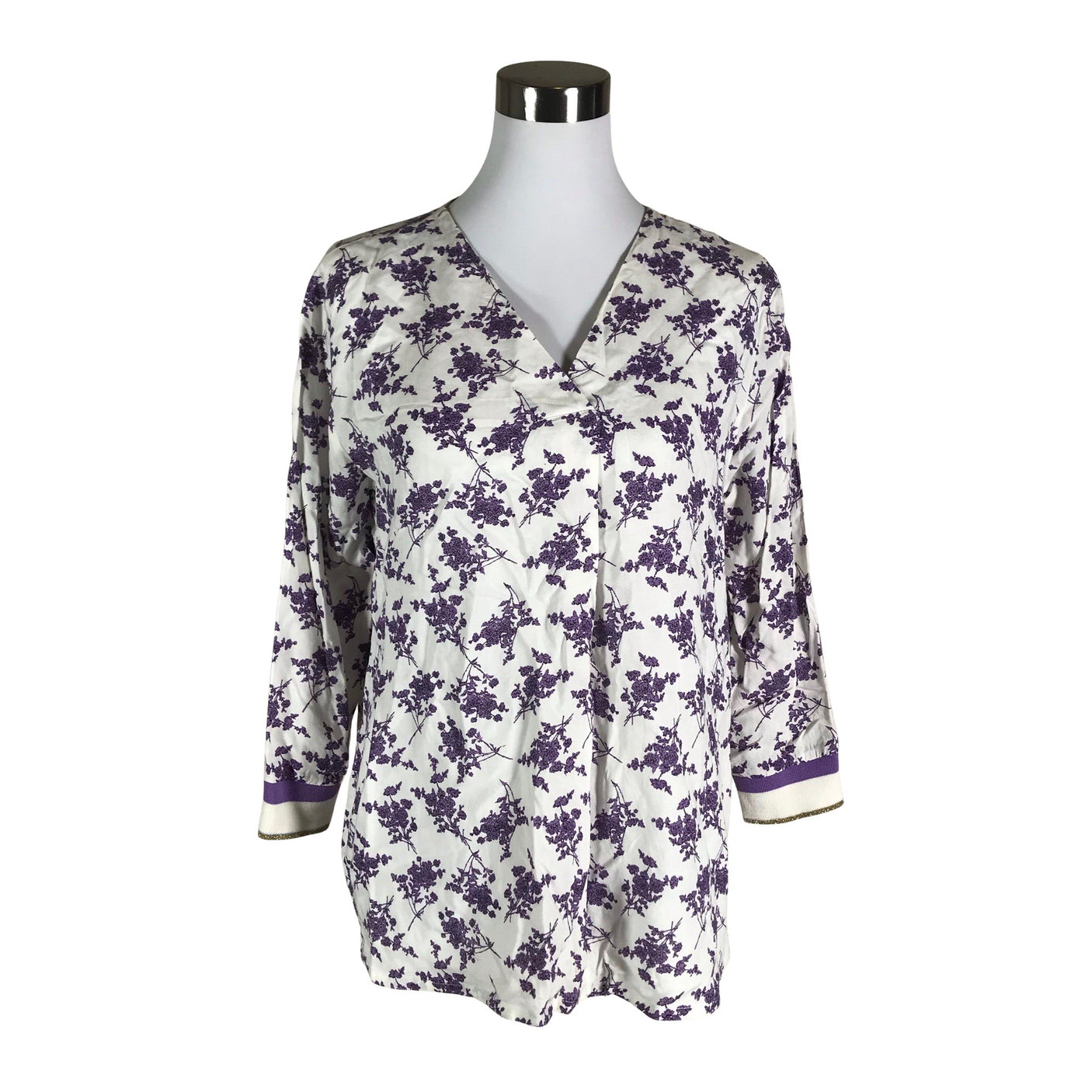 Unisex Cream - Blouse, size 40 - Violet (1)