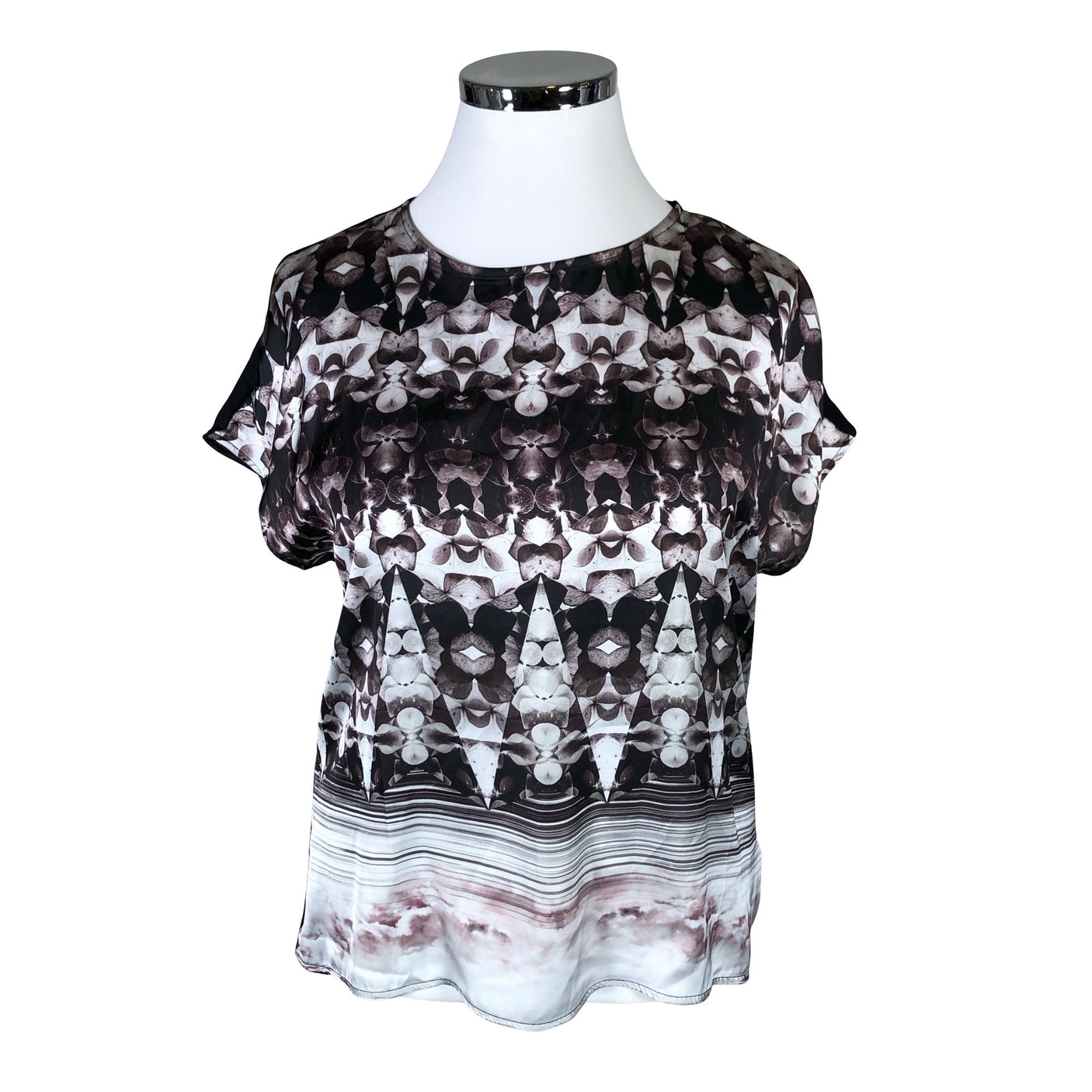 Unisex Christelle & Co - Short-sleeved blouse, size 42 - Gray (1)