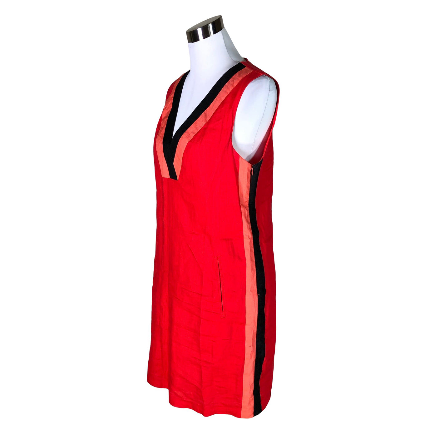 Unisex Derhy - Dress, size 38 - Red (2)