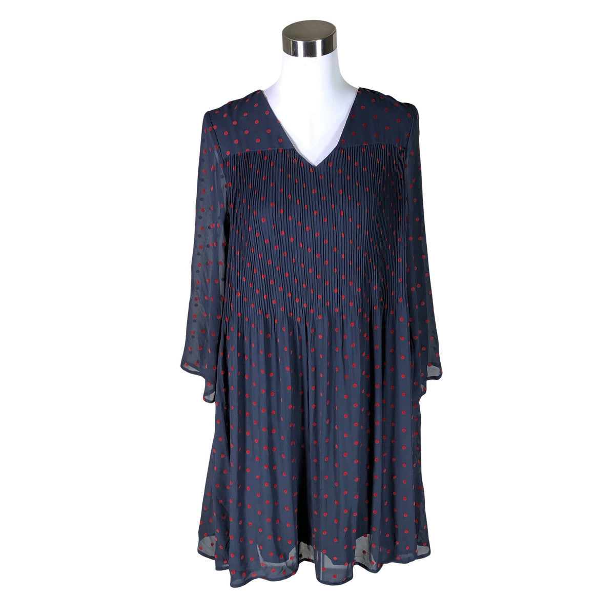 Unisex Nümph - Schiffon dress, size 38 - Blue (1)