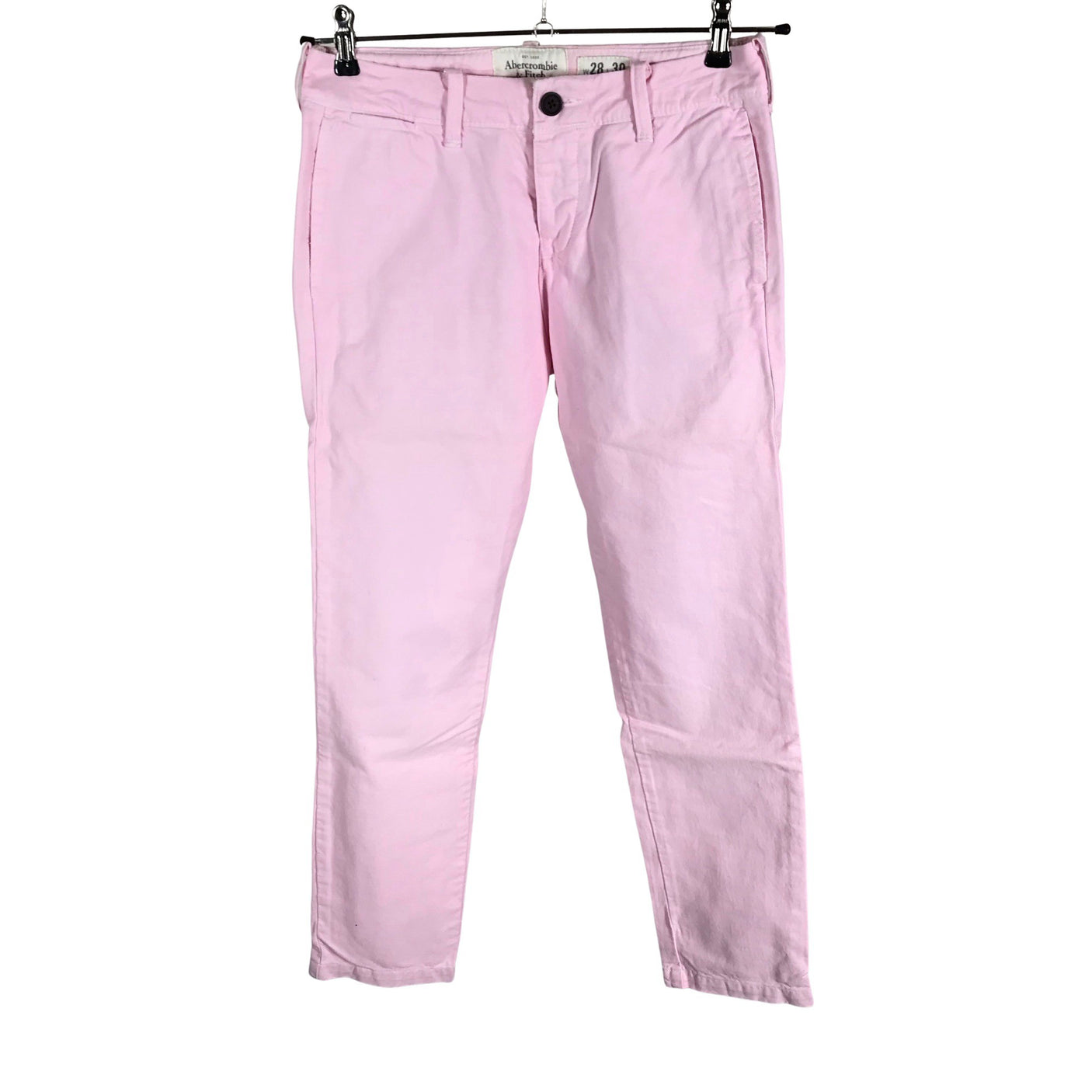 Unisex Abercrombie&Fitch - Chinos, size W28 - Light pink (1)