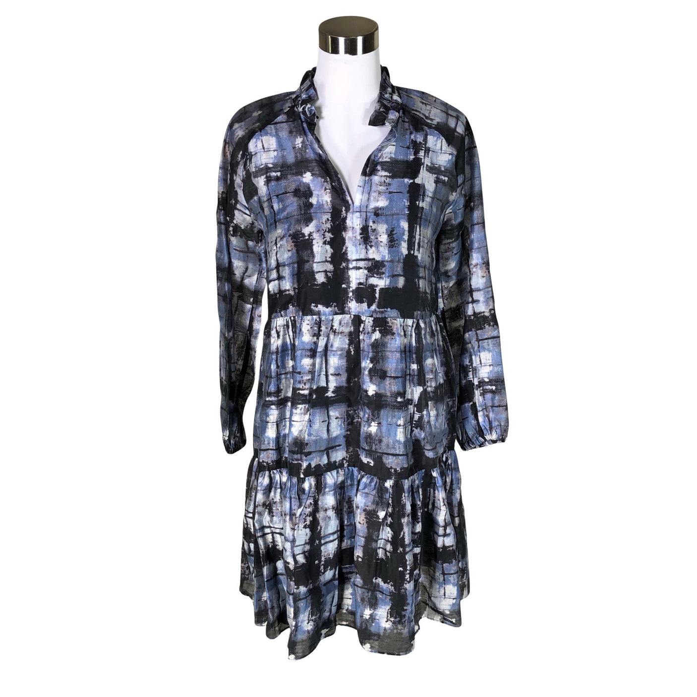 Unisex Second Female - Schiffon dress, size 34 - Blue (1)