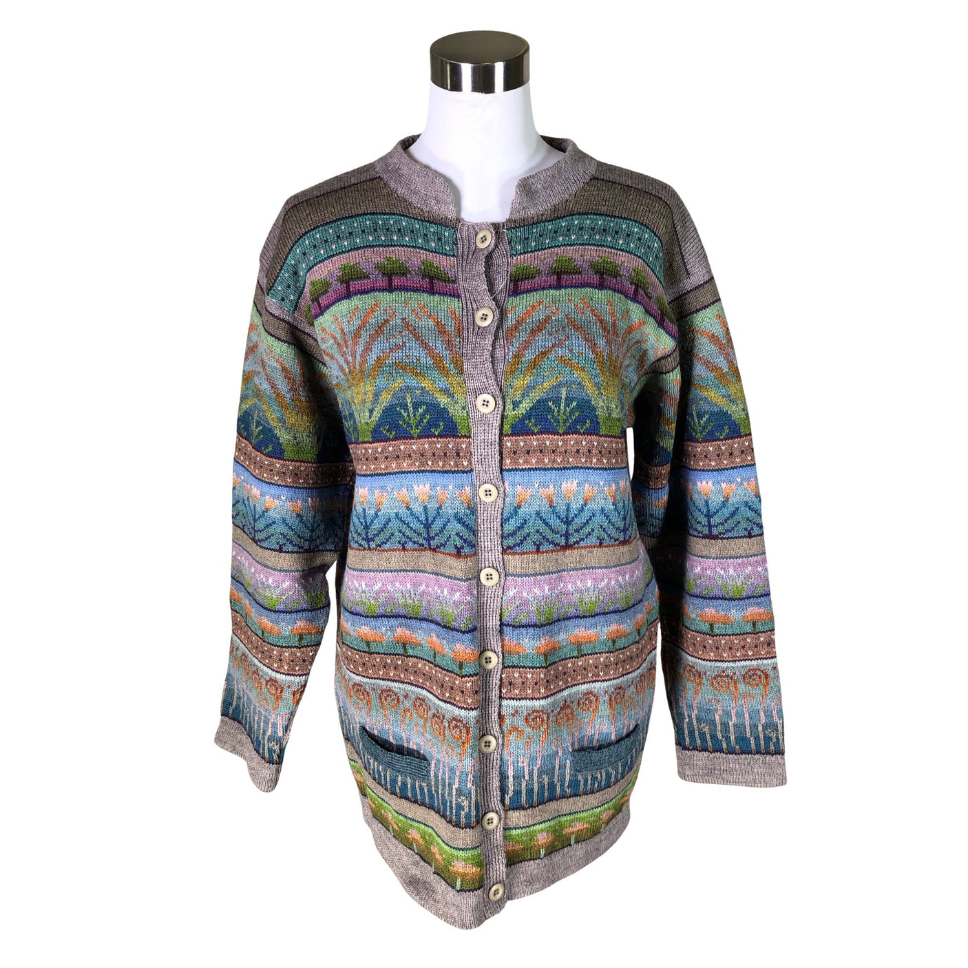 Unisex Handmade - Neuletakki, koko 40 - (1)