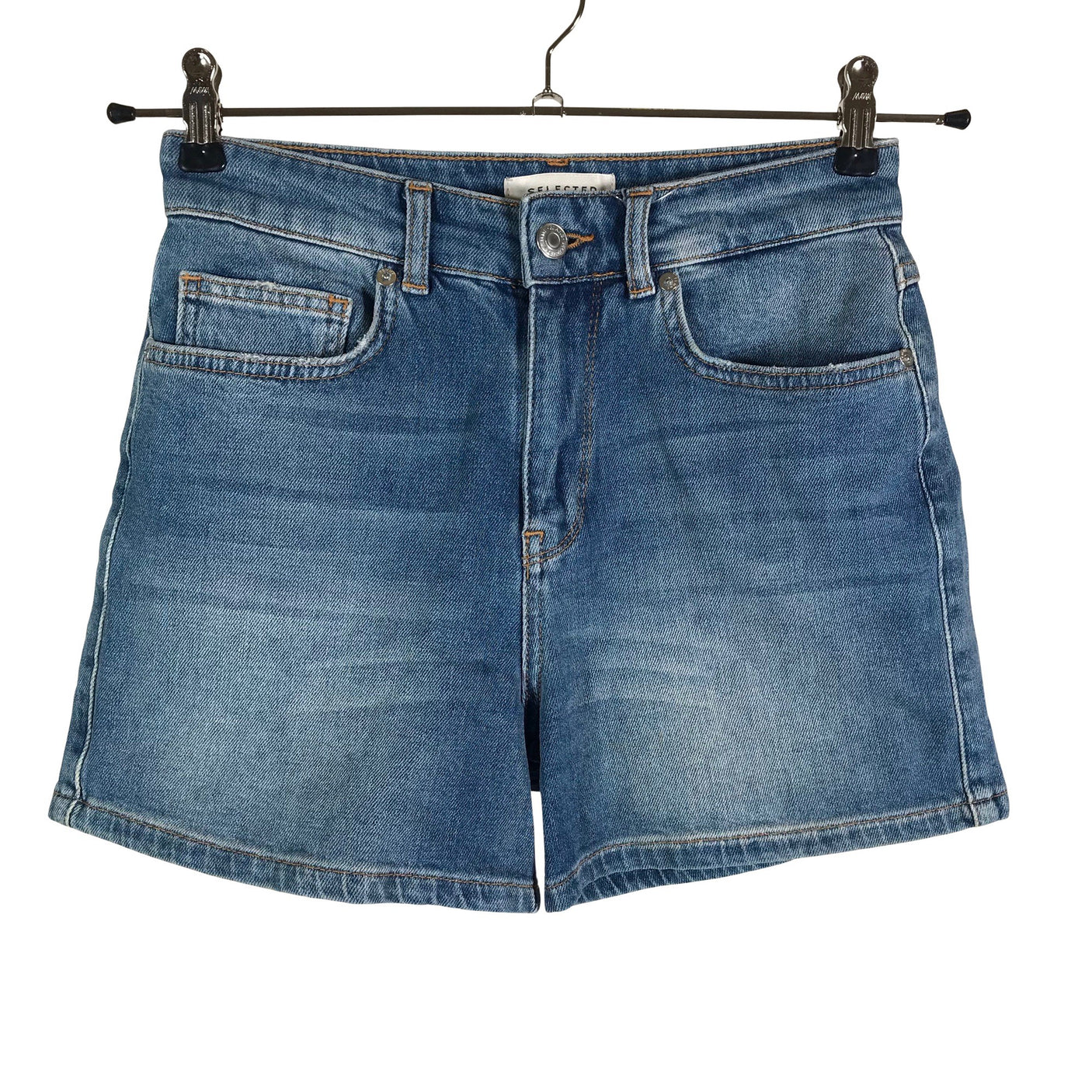 Unisex Selected - Denim shorts, size 34 - Blue (1)