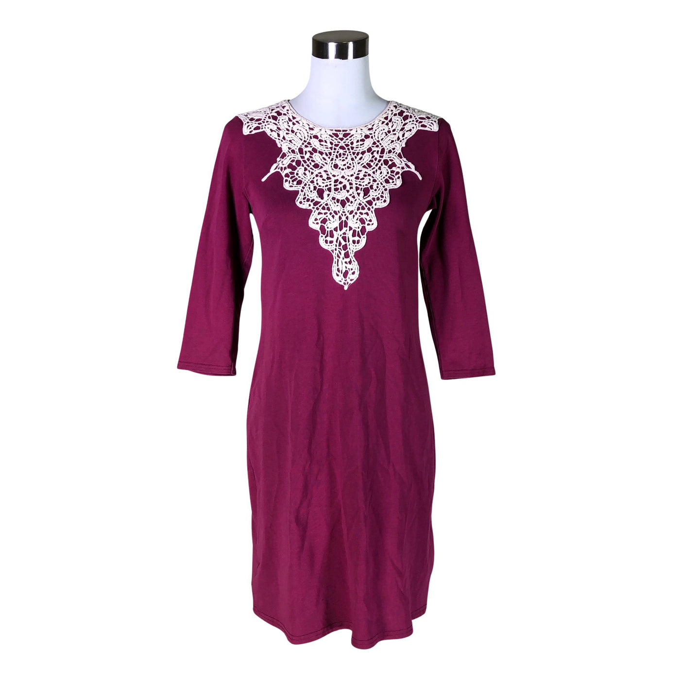Unisex Lumoan - Tricot dress, size 34 - Violet (1)