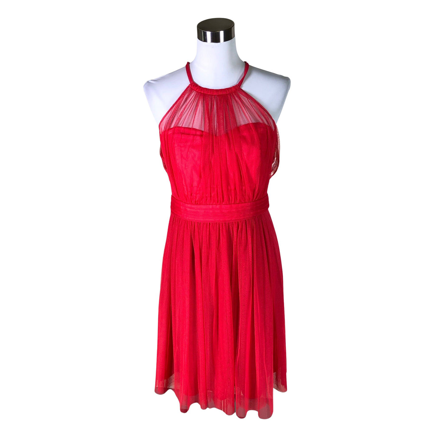 Unisex Esprit - Party dress, size 38 - Red (1)