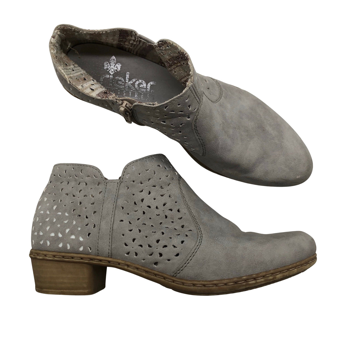 Unisex Rieker - High heels, size 38 - Gray (1)