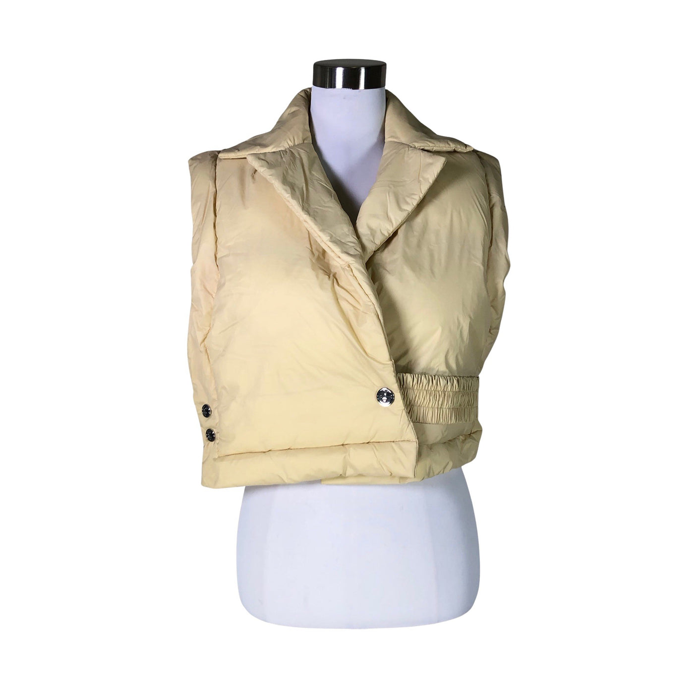 Unisex REMAIN Birger Christensen - Winter vest, size 38 - Beige (1)