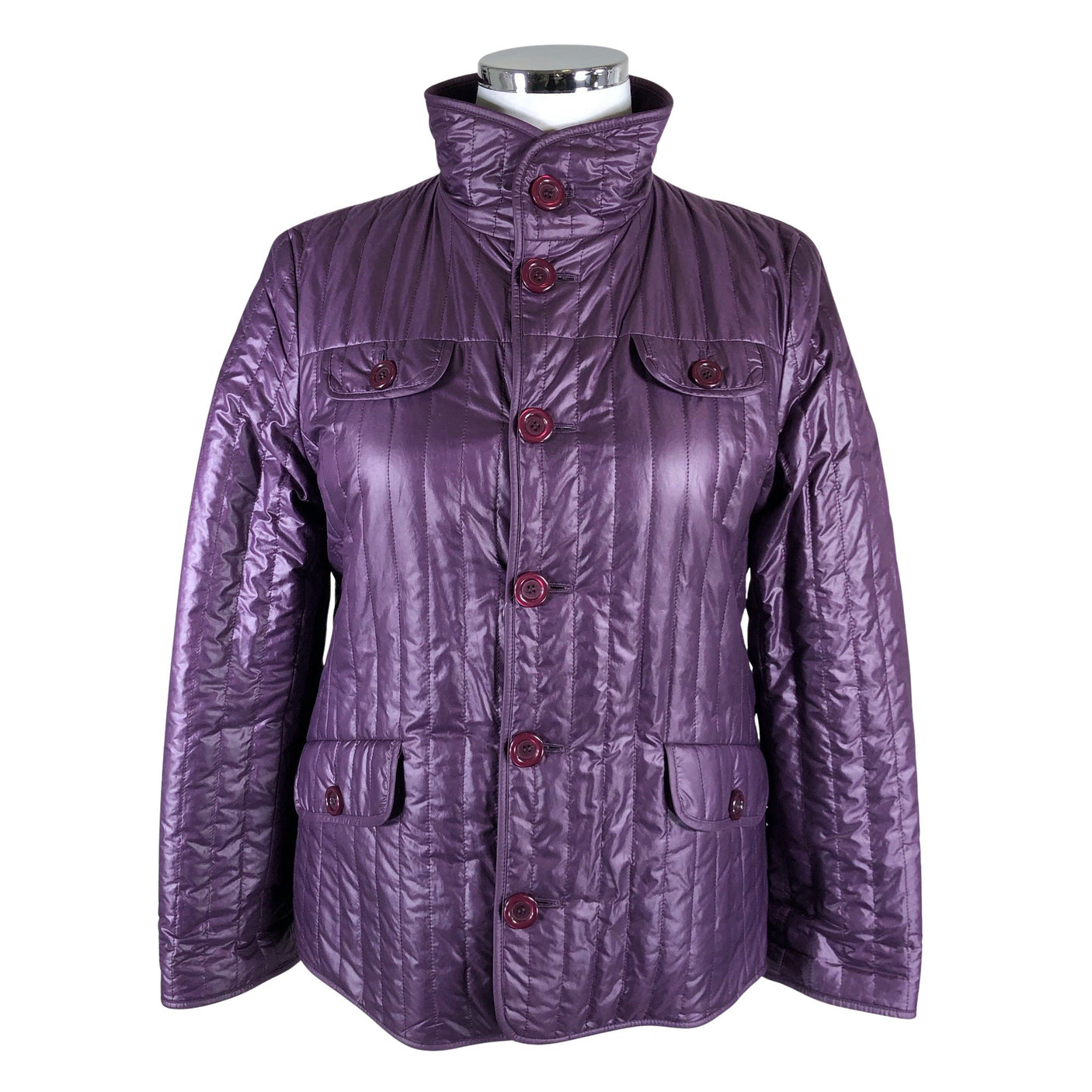 Unisex Gerry Weber - Quilted jacket, size 42 - Violet (1)