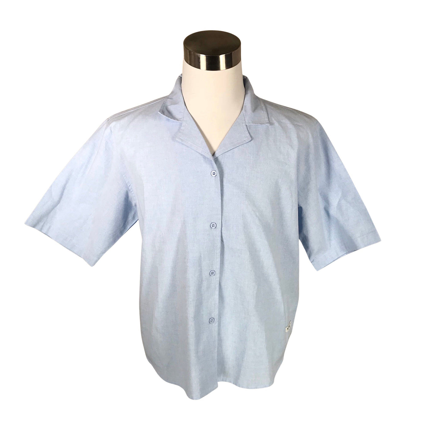 Unisex Pure Waste - Collared shirt, size L - Light blue (1)