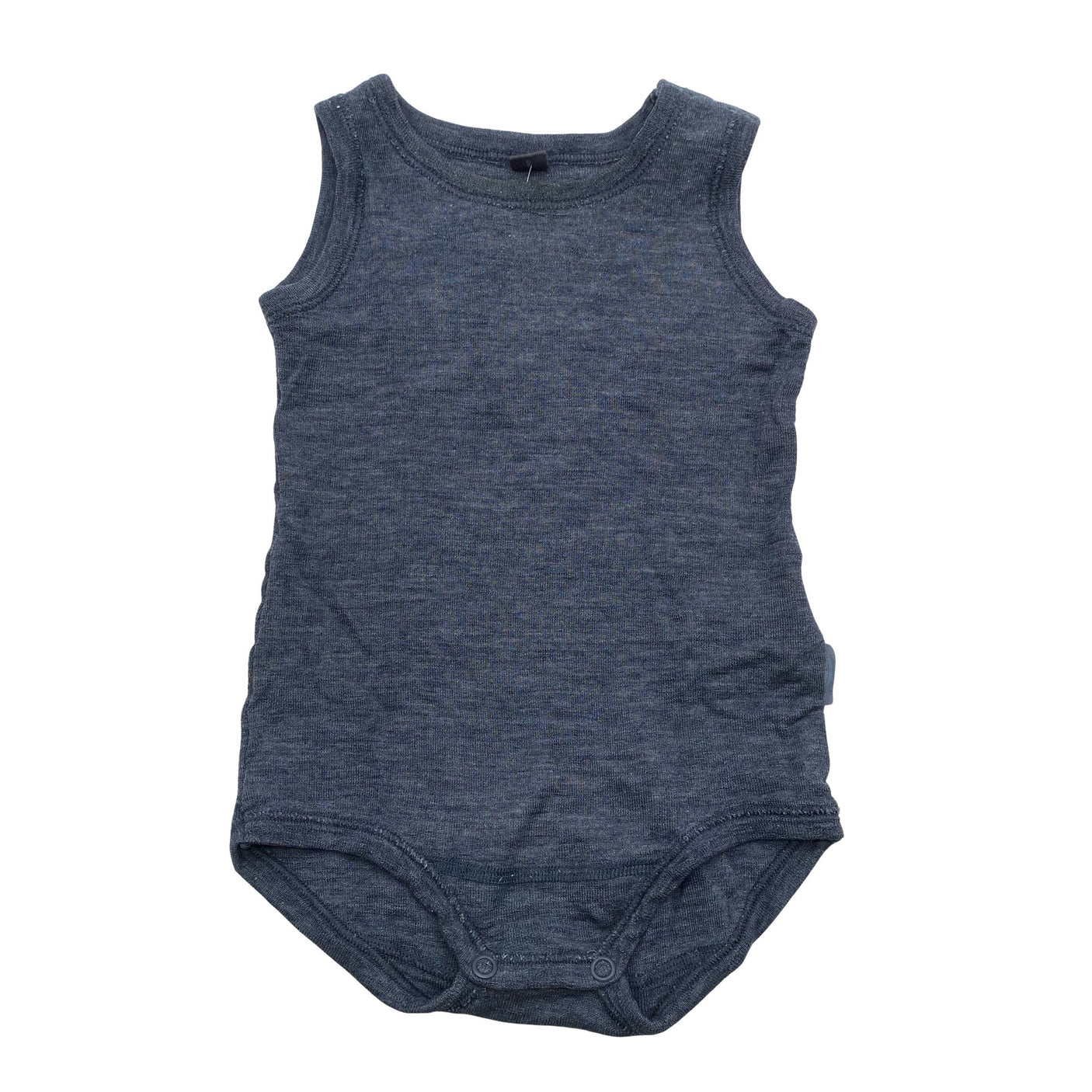 Unisex Dilling - Sleeveless bodysuit, size 68 - 74 - Blue (1)