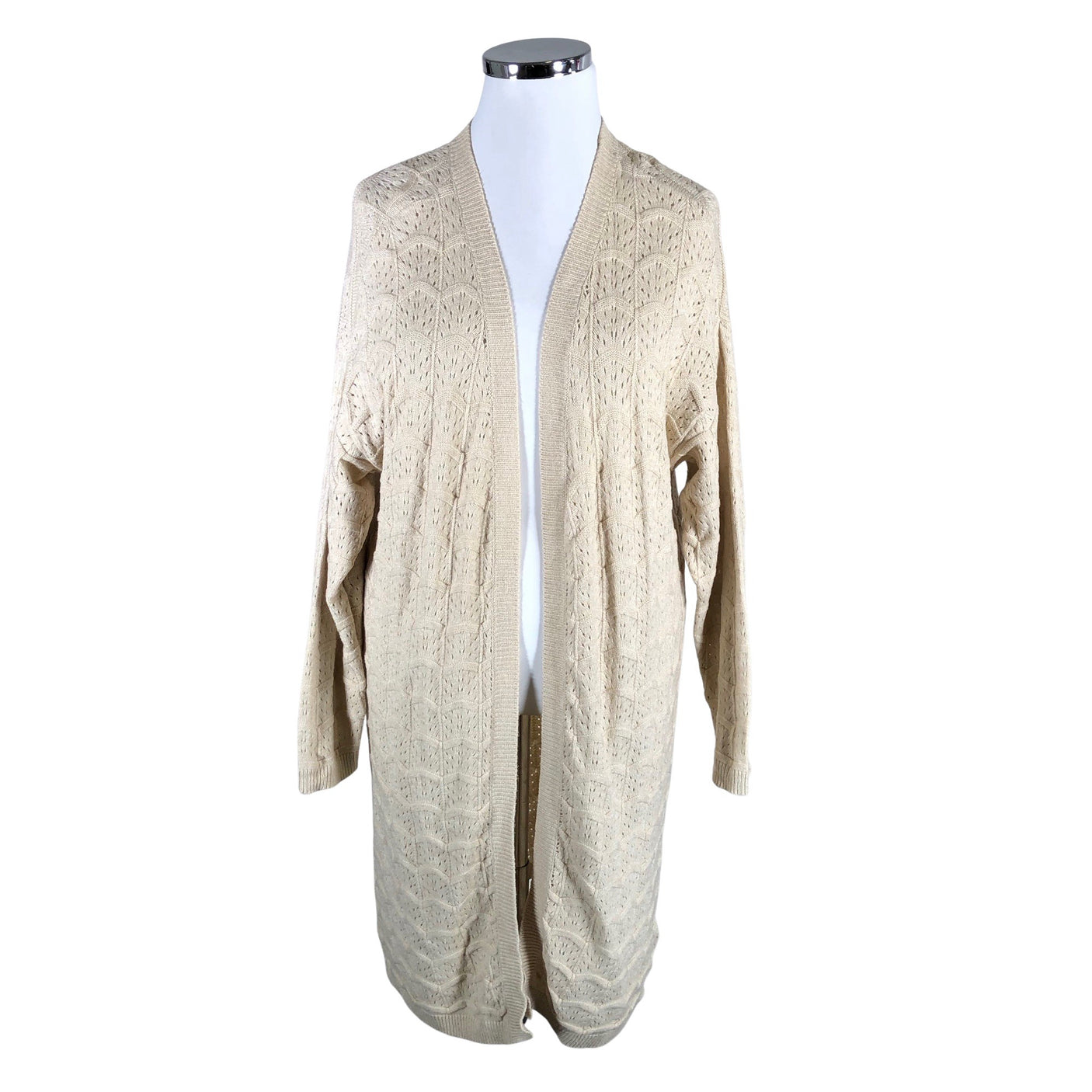 Unisex Cream - Neuletakki, koko 40 - (1)
