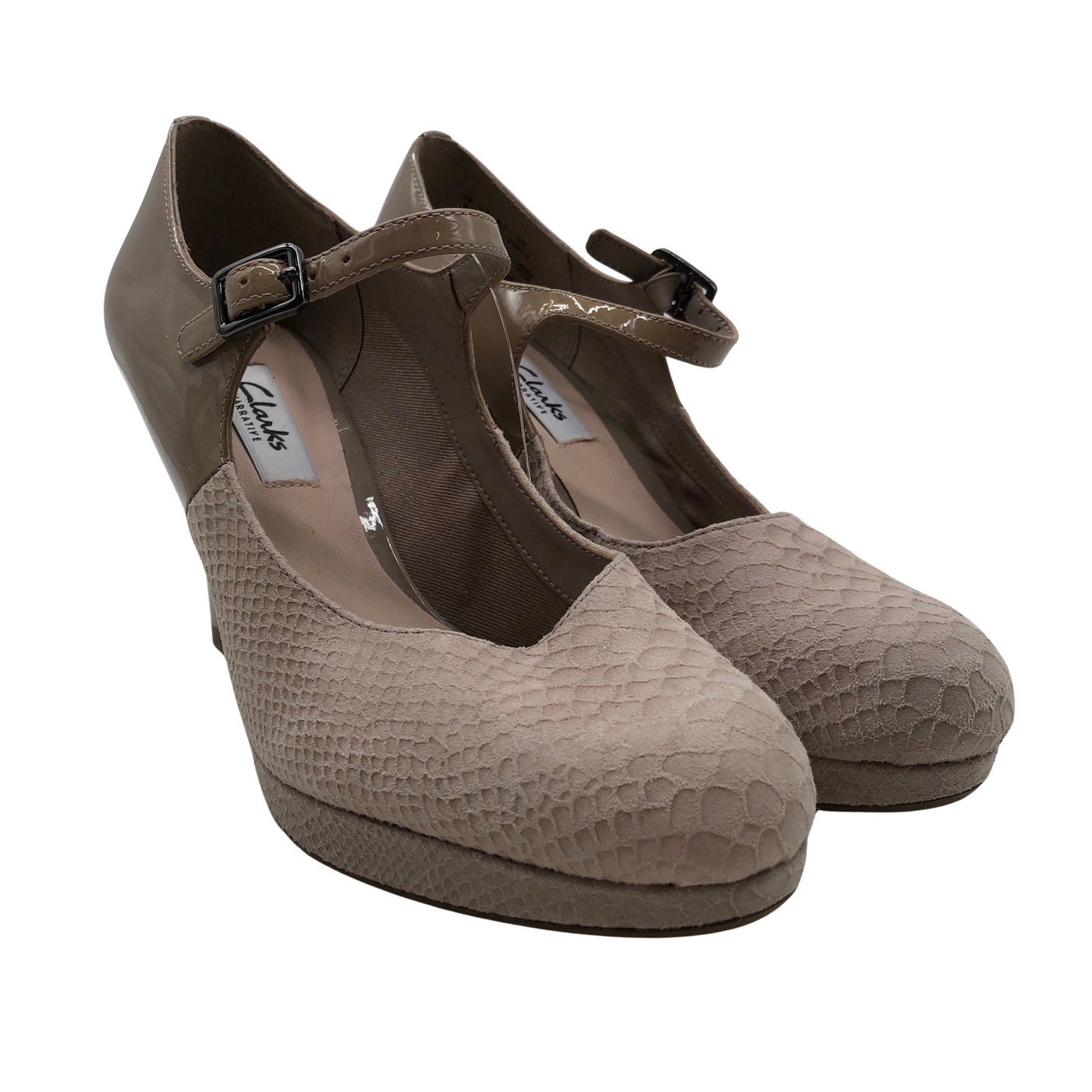 Unisex Clarks - High heels, size 38 - Gray (2)