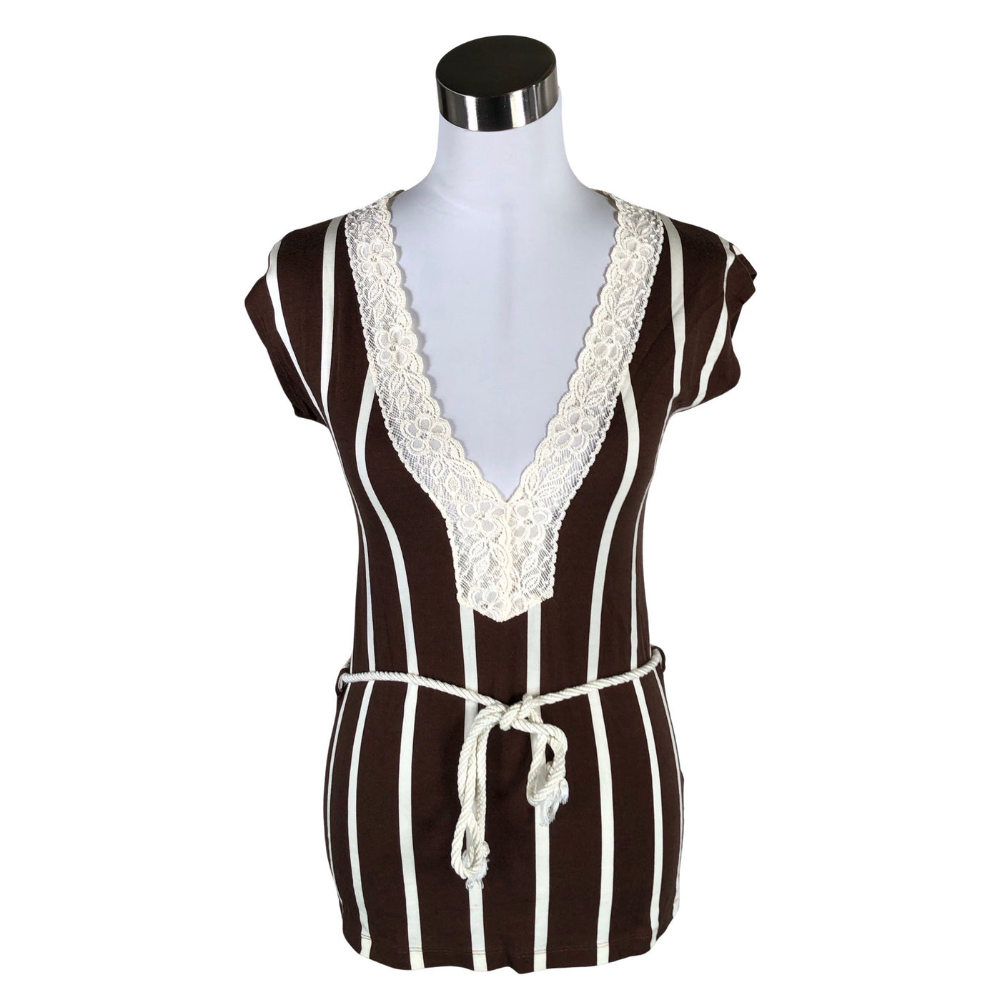 Unisex Nanso - Tricot tank top, size 38 - Brown (1)