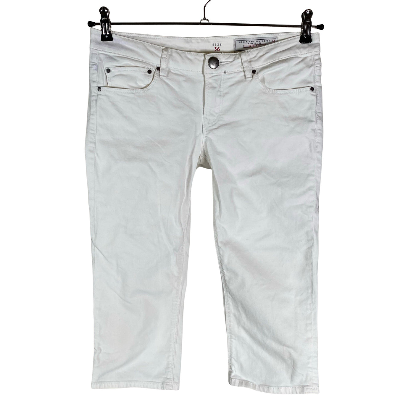 Unisex Esprit - Capri jeans, size 36 - White (1)
