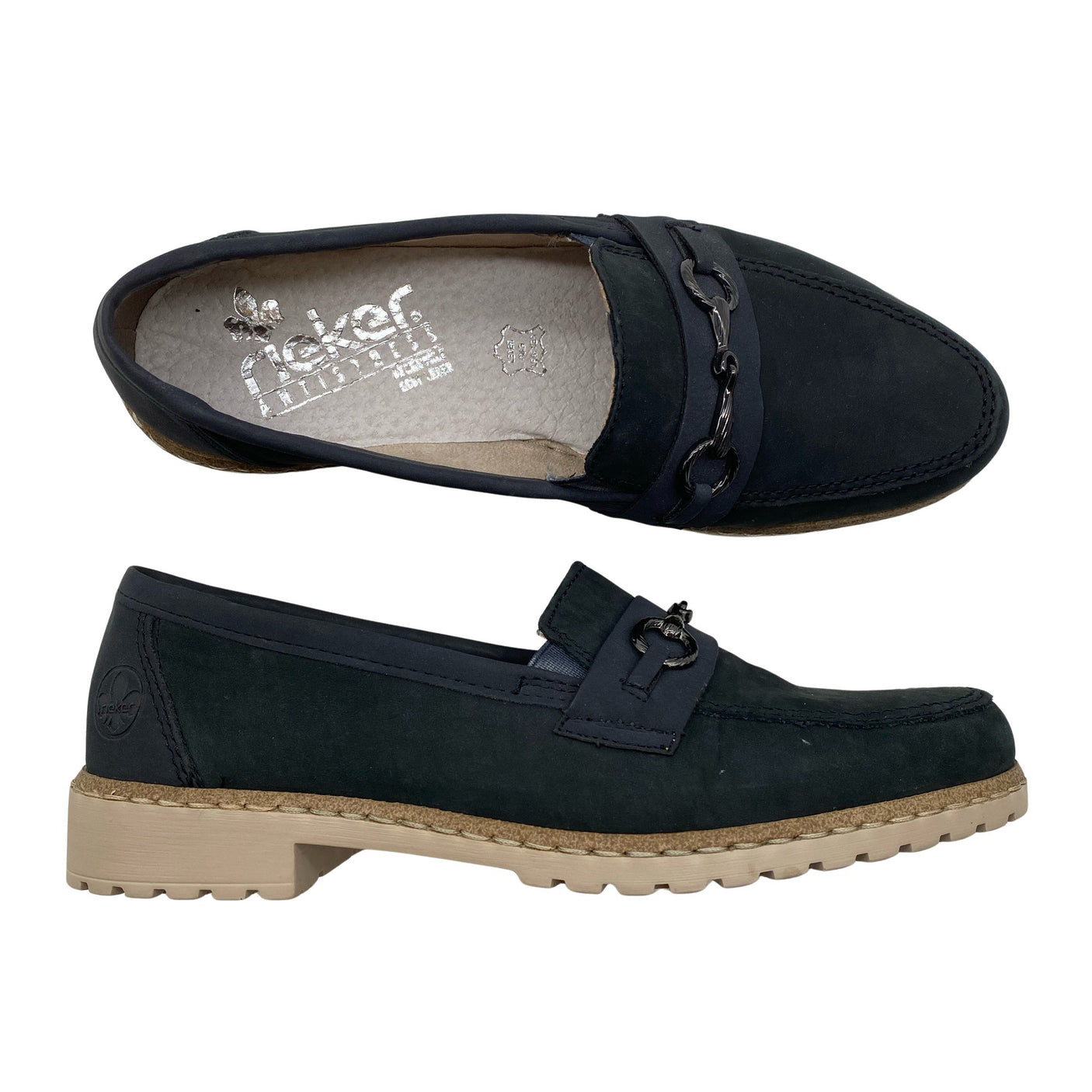 Unisex Rieker - Loafers, size 36 - Blue (1)