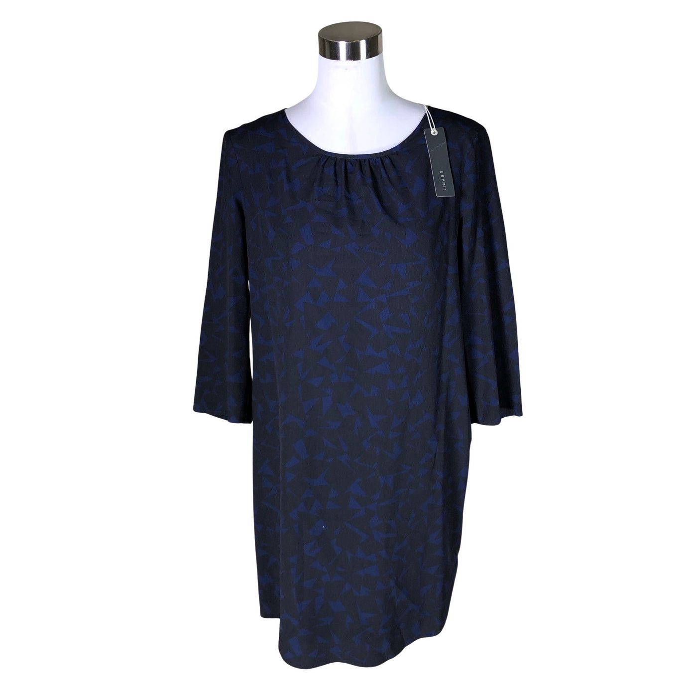 Unisex Esprit - Schiffon dress, size 38 - Blue (1)