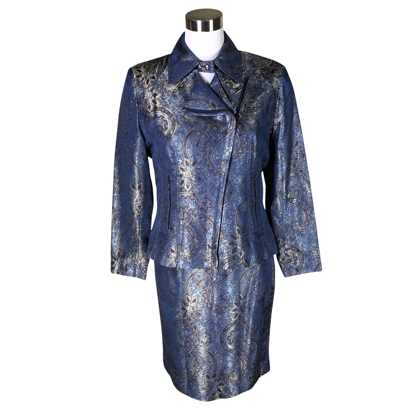 Unisex Alain Manoukian - Suit set, size 38 - Blue (1)