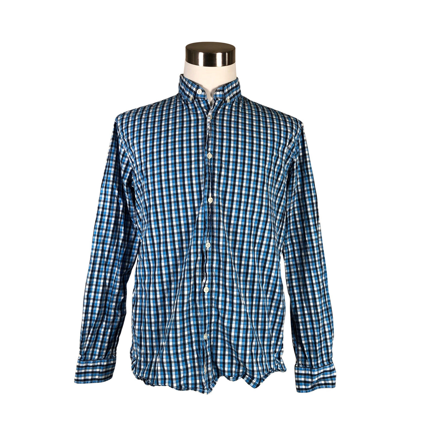 Unisex Tom Tailor - Collared shirt, size XXS - Blue (1)