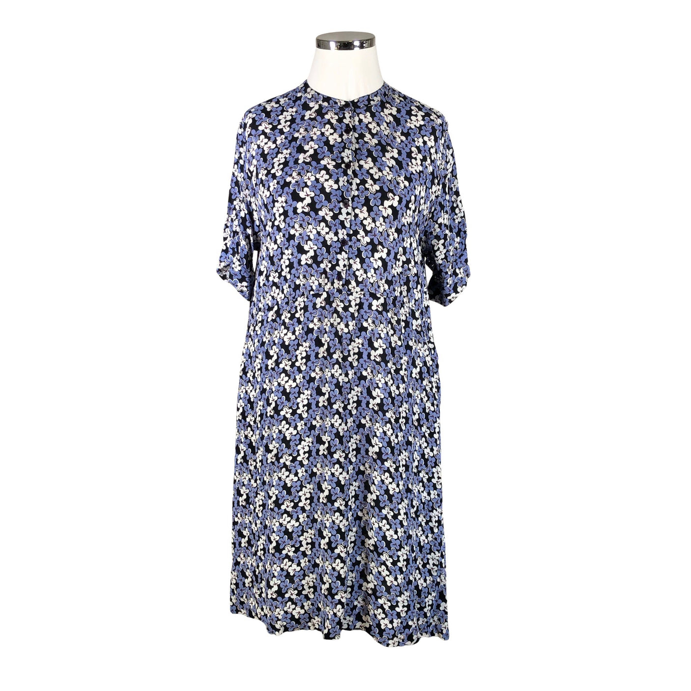 Unisex Nué Notes - Schiffon dress, size 42 - Black (1)