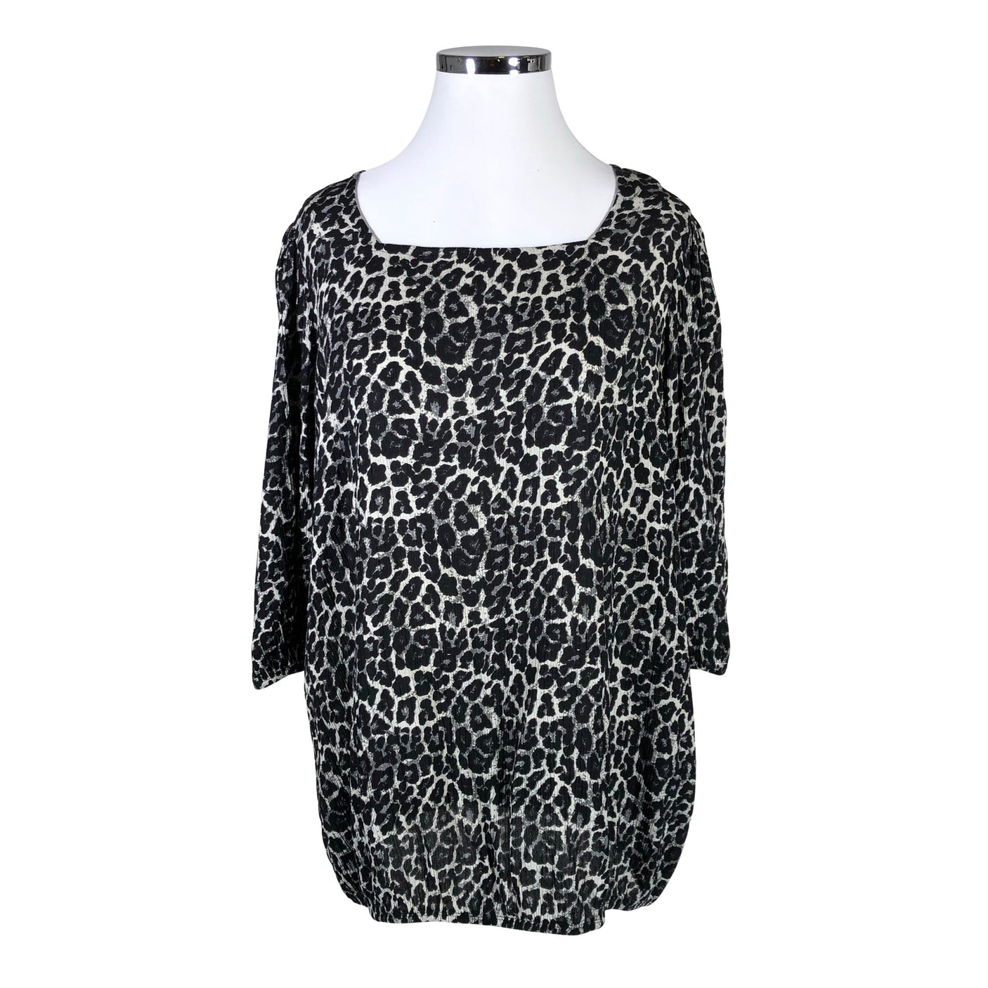 Unisex Zhenzi - Schiffon tunic, size 46 - Black (1)