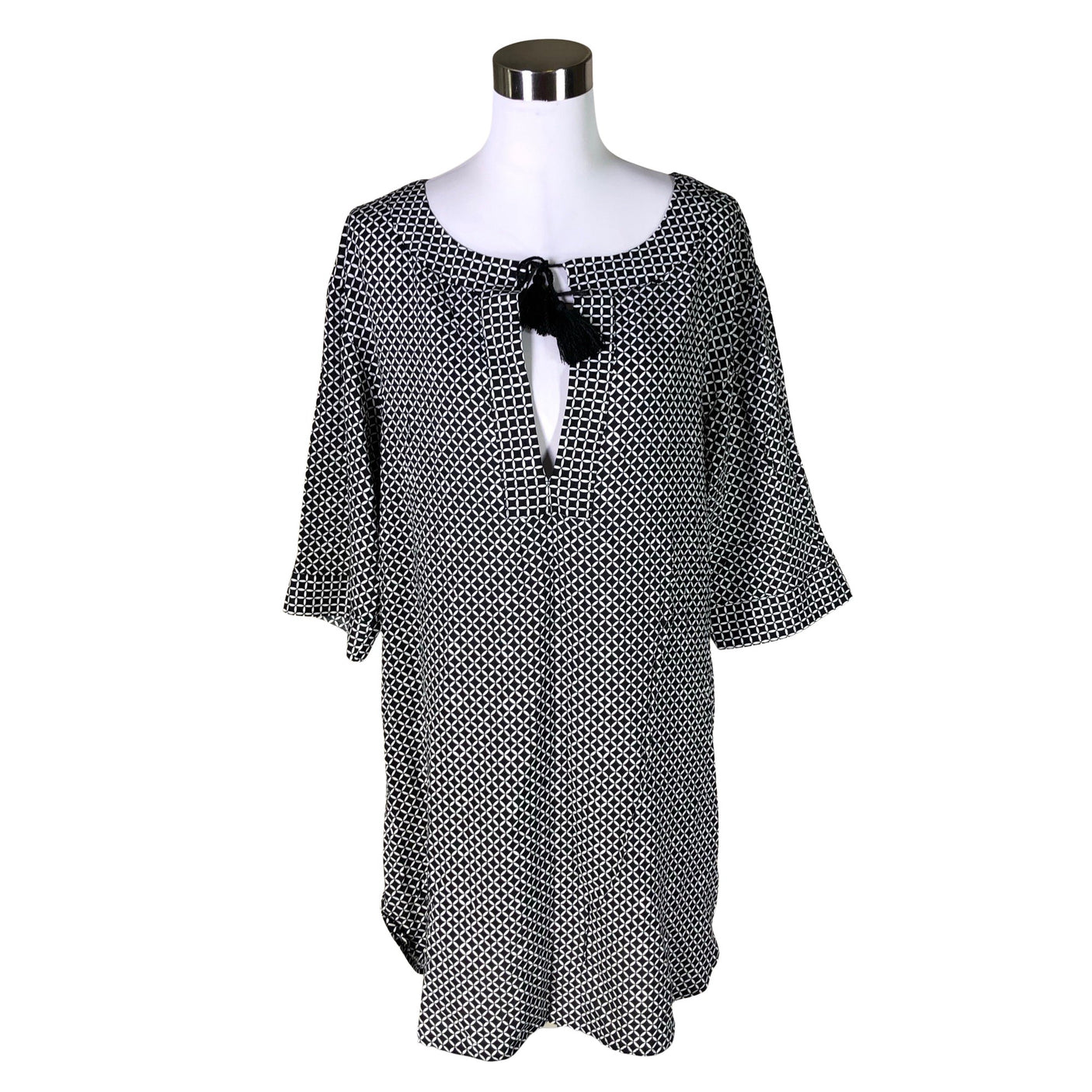 Unisex Esprit - Schiffon dress, size 38 - Black (1)