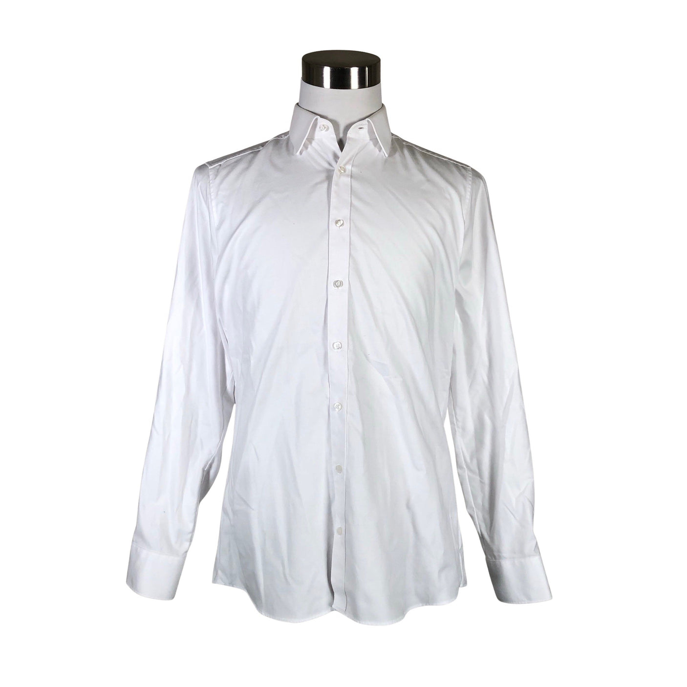 Unisex Olymp - Collared shirt, size M - White (1)