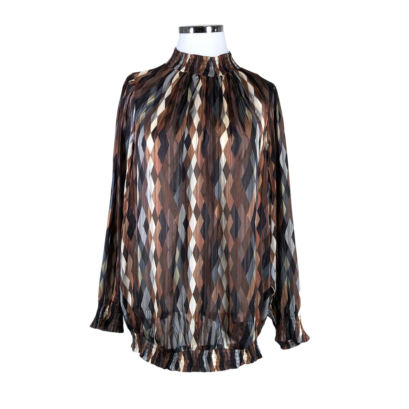 Unisex Zizzi - Blouse, size 46 - Brown (1)