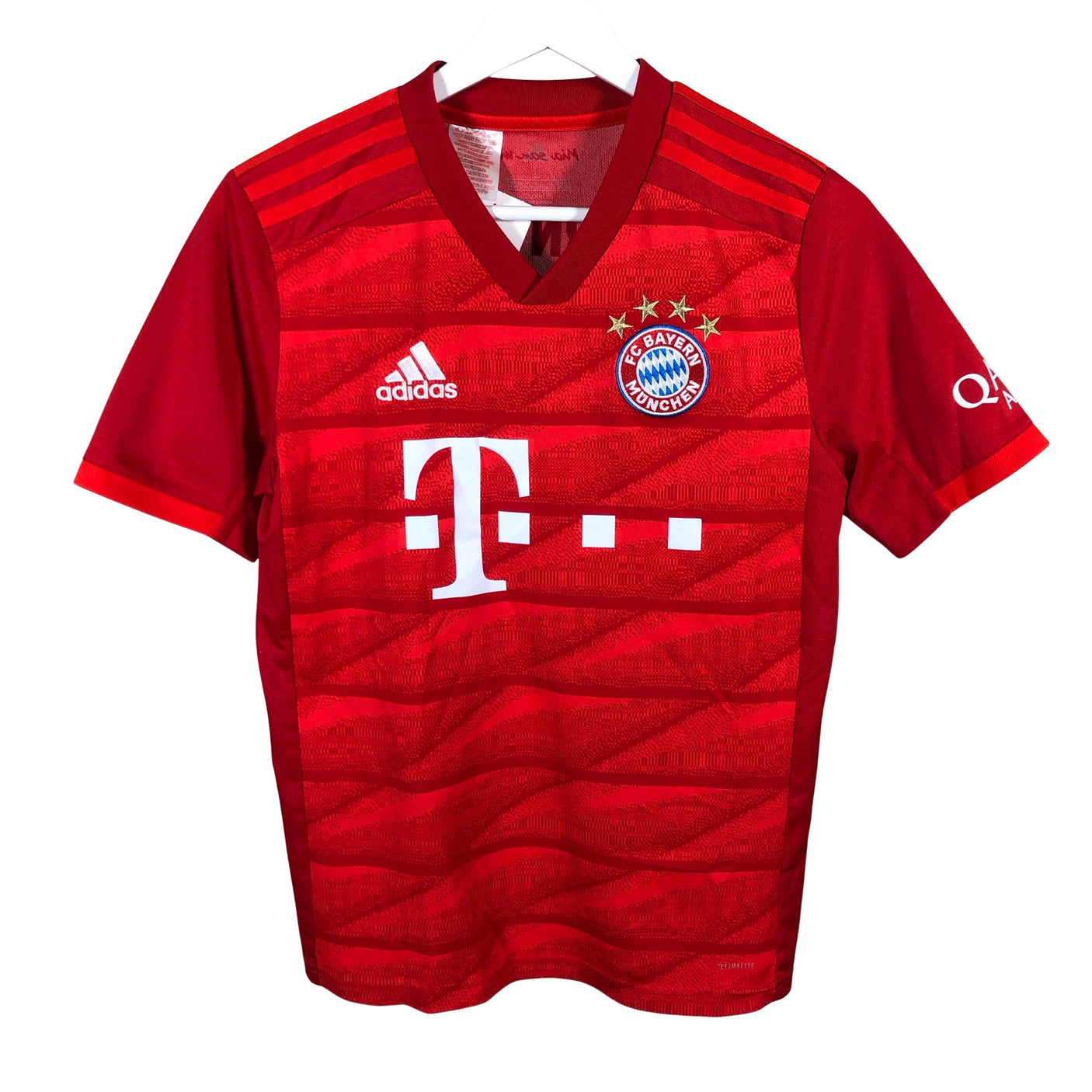 Unisex Adidas - Sports shirt, short sleeve, size 158 - 164 - Red (1)