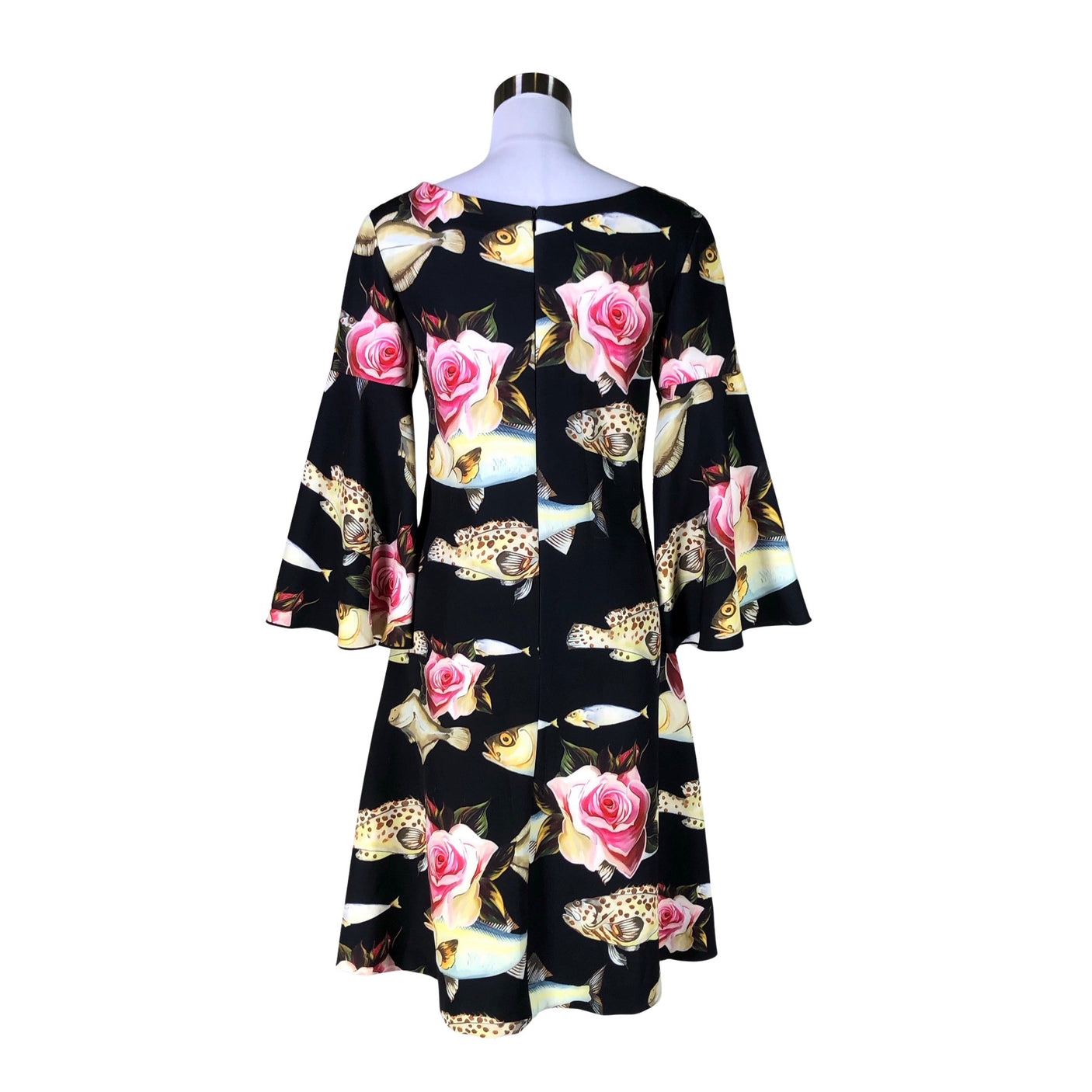 Unisex A'dress - Schiffon dress, size 34 - Black (2)