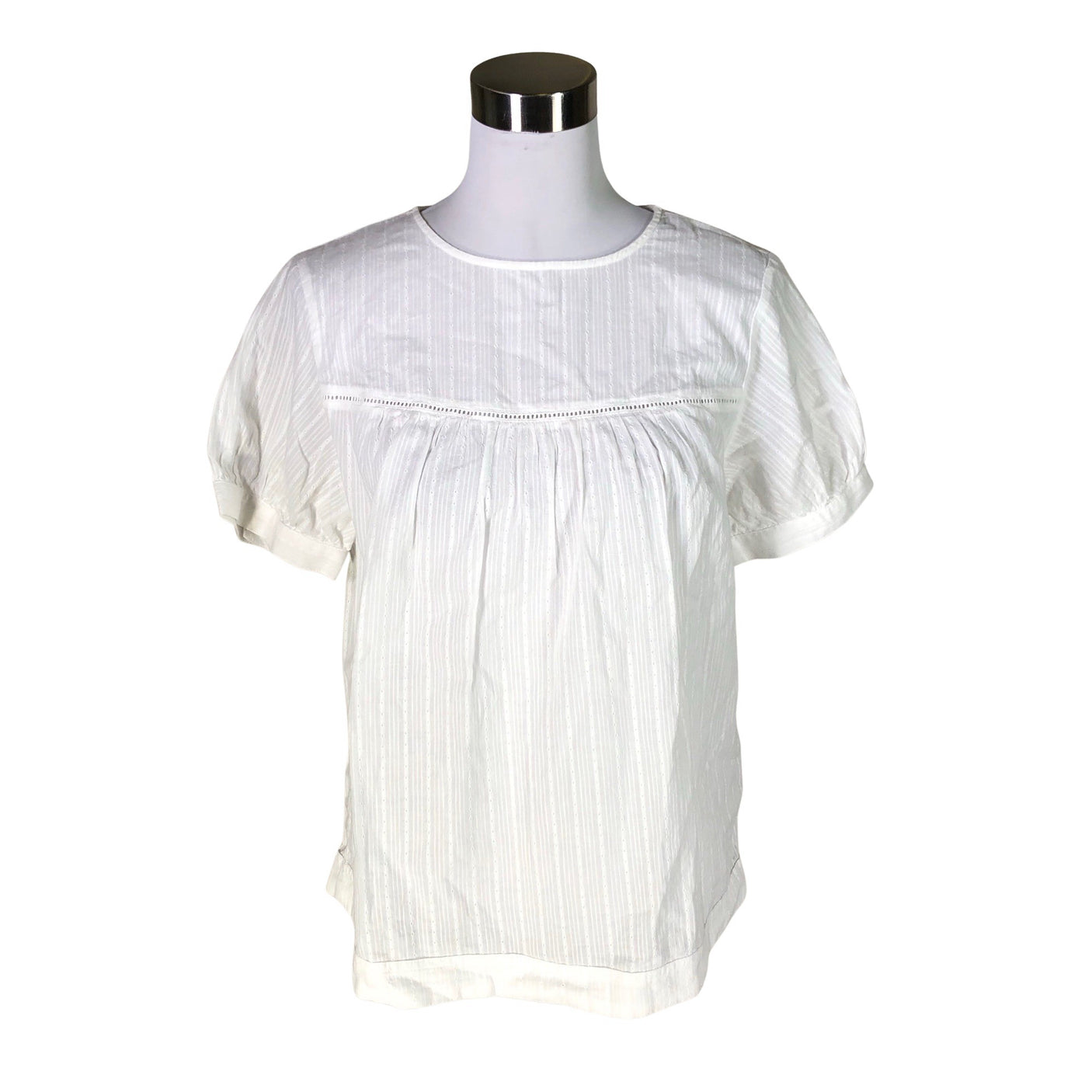 Unisex Esprit - Short-sleeved blouse, size 36 - White (1)