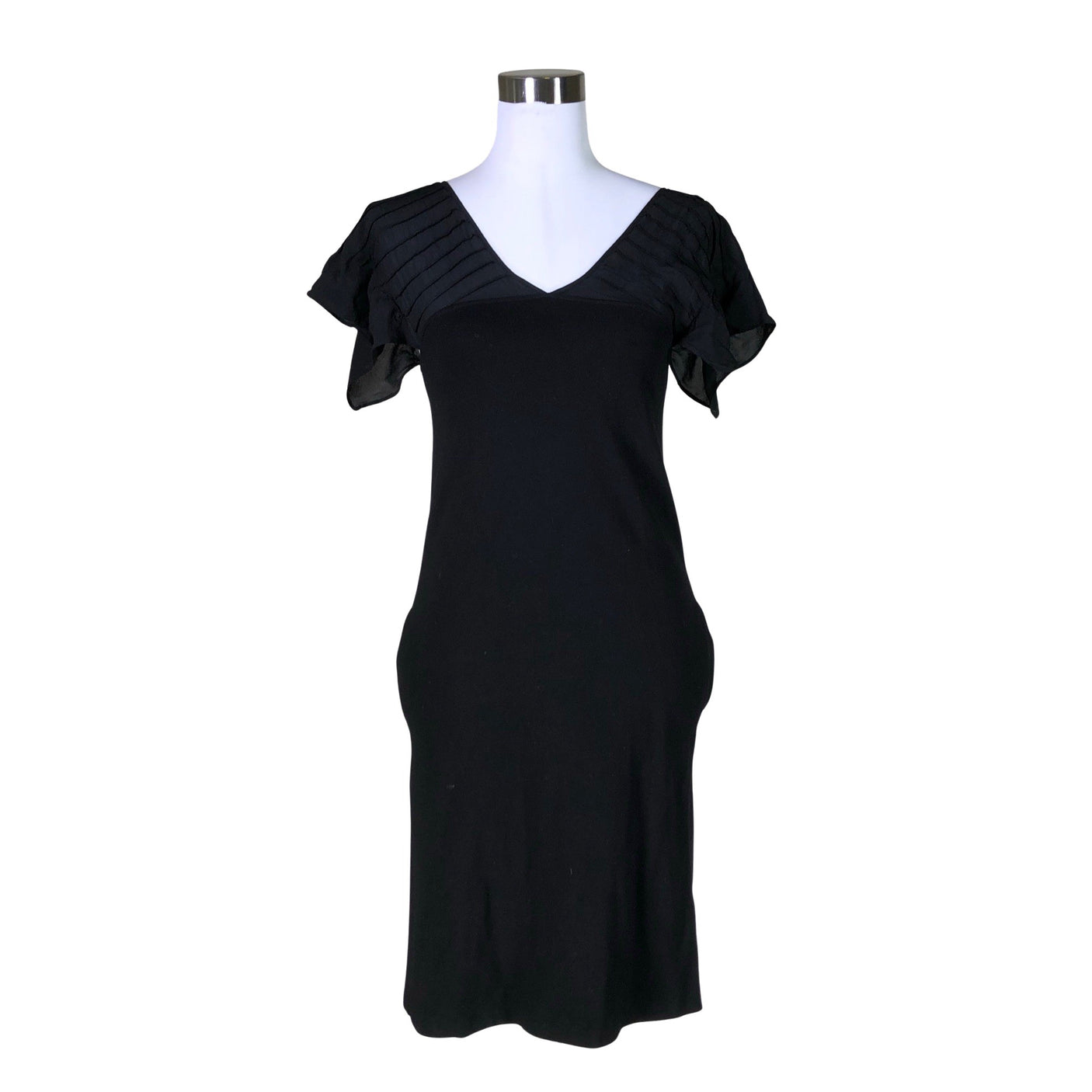 Unisex Massimo Dutti - Tricot dress, size 36 - Black (1)