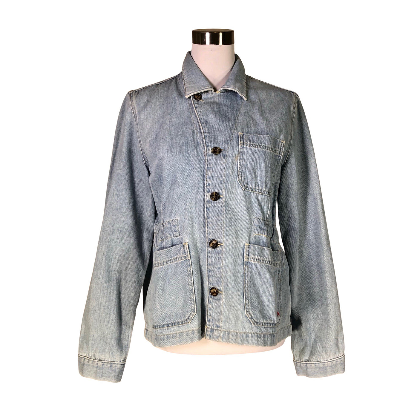 Unisex Leon & Harper - Denim jacket, size 38 - Light blue (1)