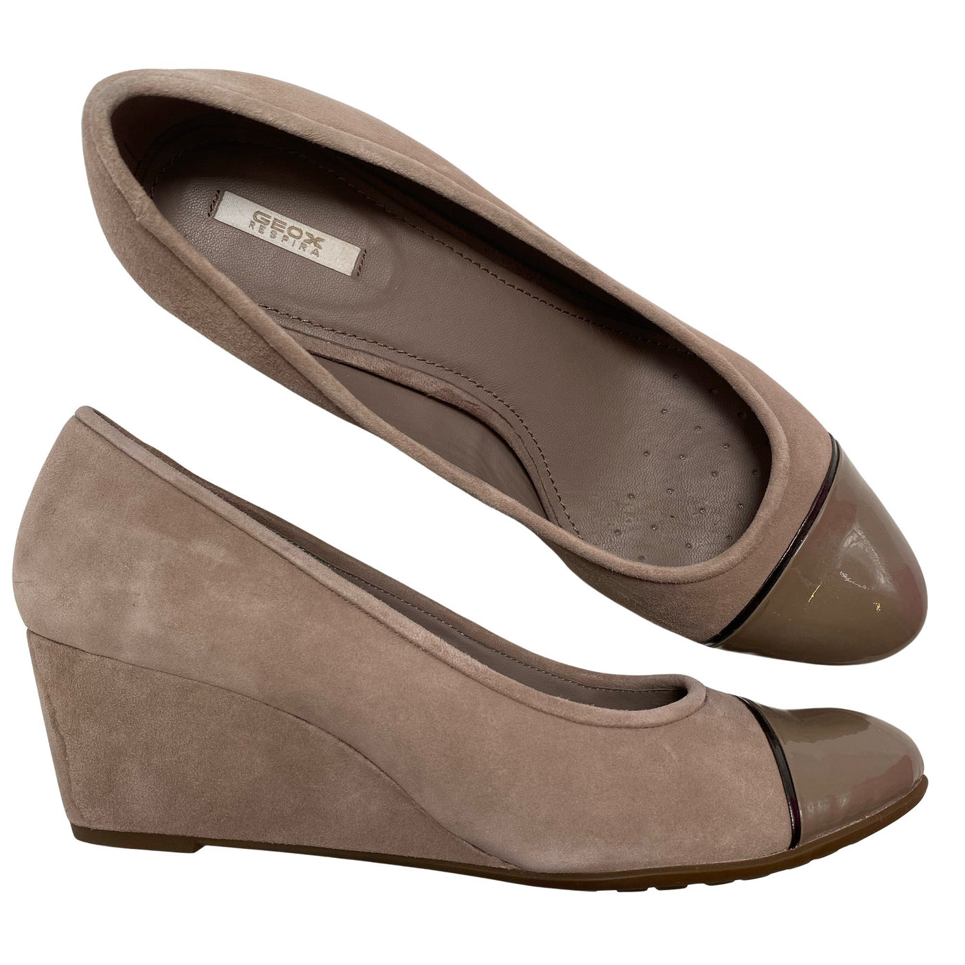 Unisex Geox - Wedge heel shoes, size 41 - Beige (1)