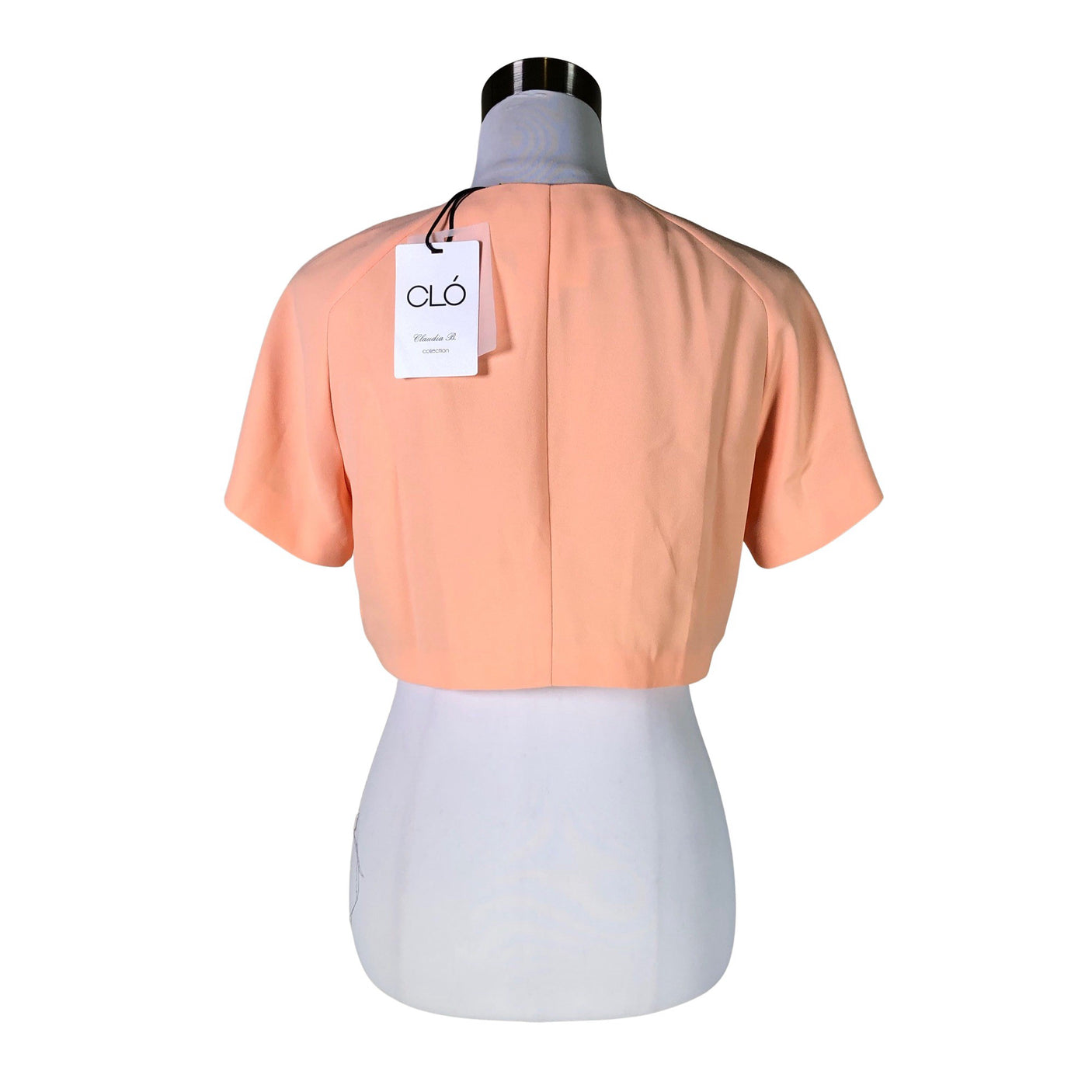 Unisex Cló by Claudia B. - Evening bolero jacket, size 36 - Orange (2)